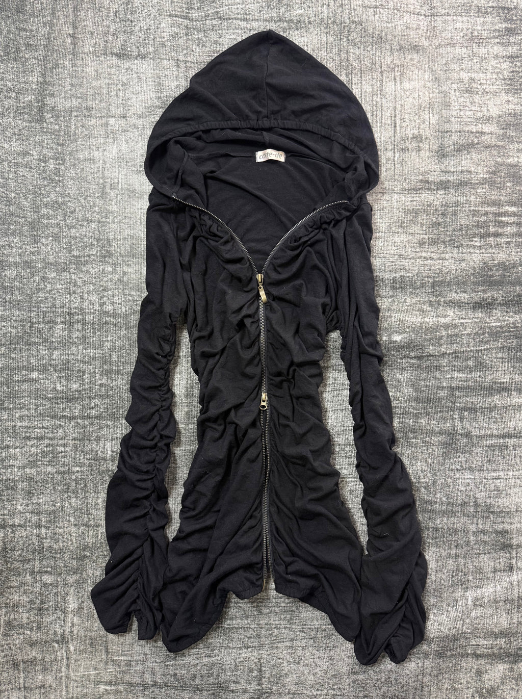 2 ZIP UP BLACK HOODIE (11)༒