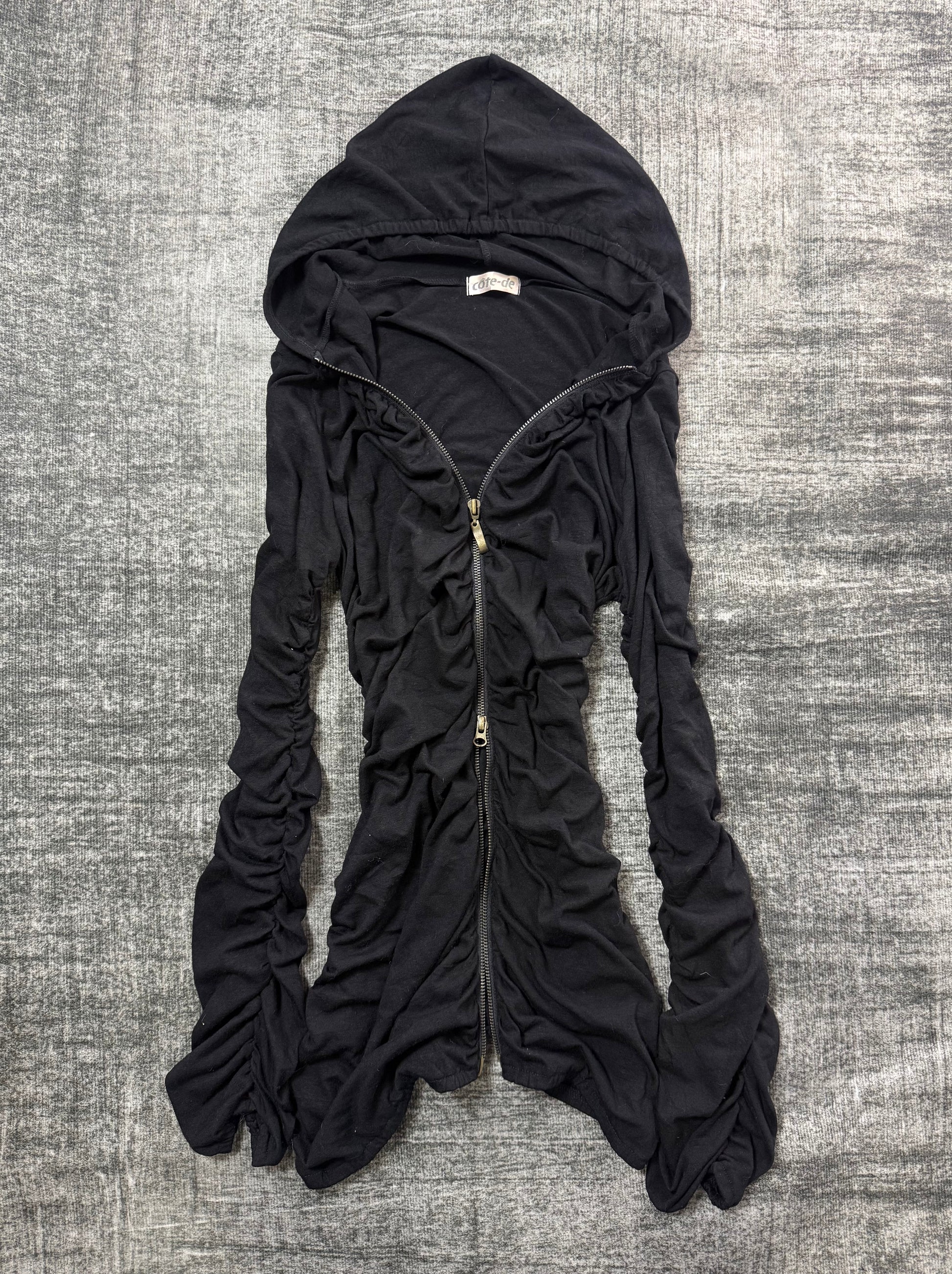 2 ZIP UP BLACK HOODIE (11)༒