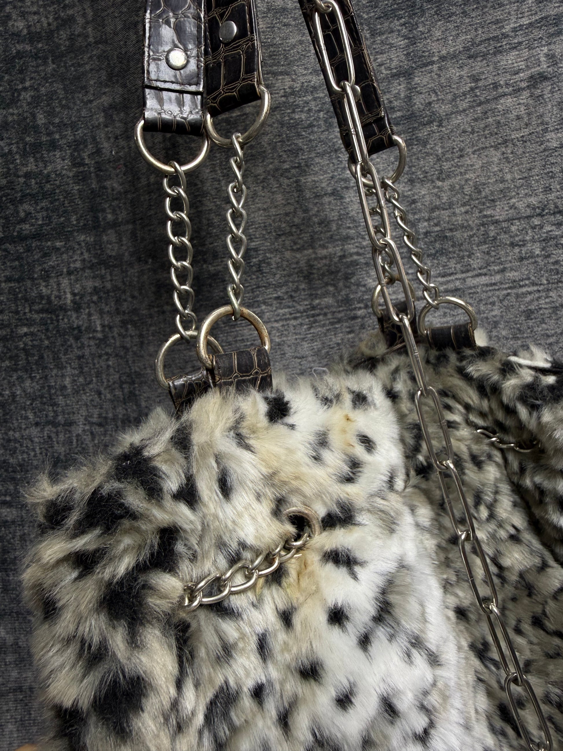 B&W Leopard Bag
