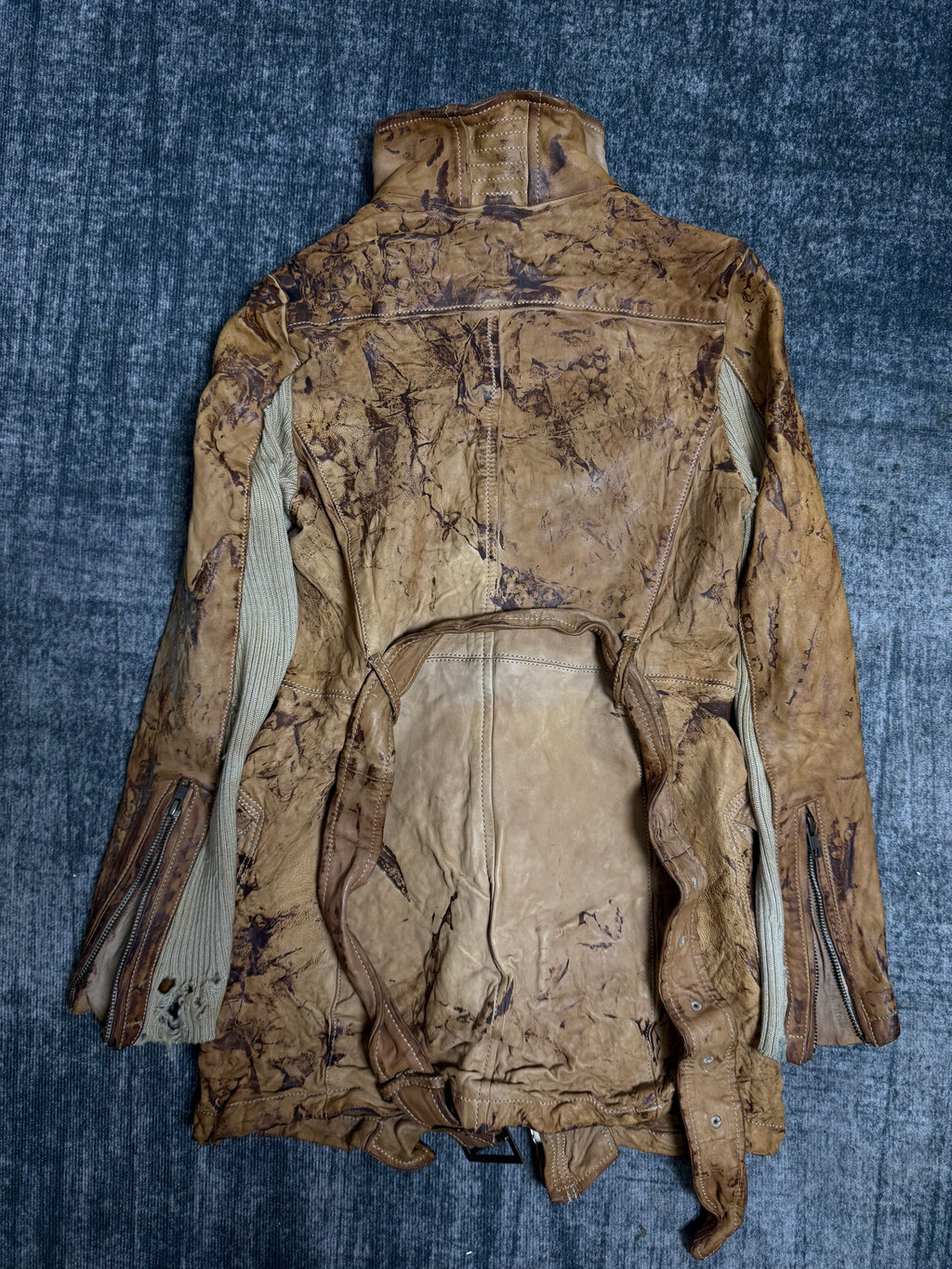 ༒vtg leather jacket ༒