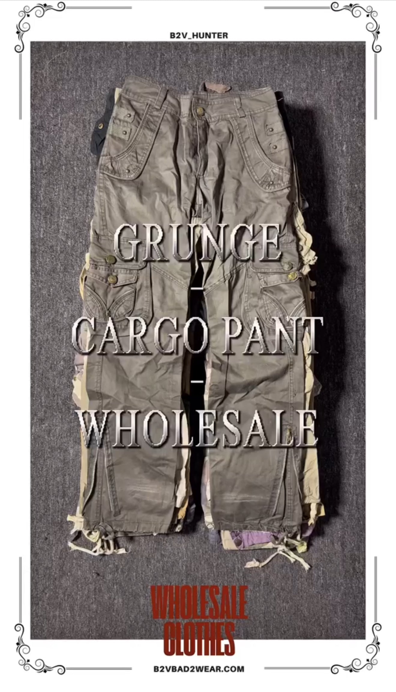 WHOLESALE CARGO PANT 16pcs