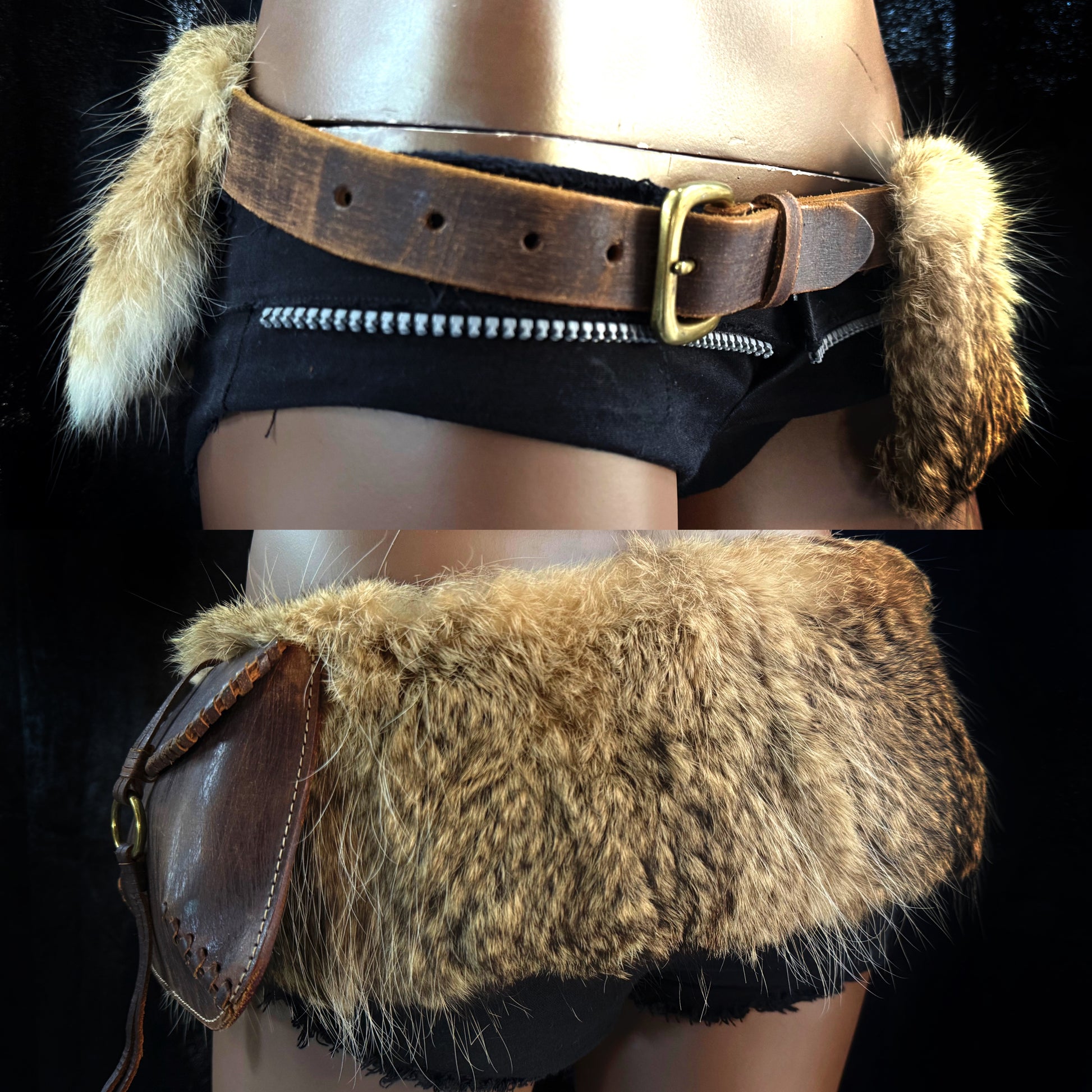 BAD GRUNGE FUR BELT