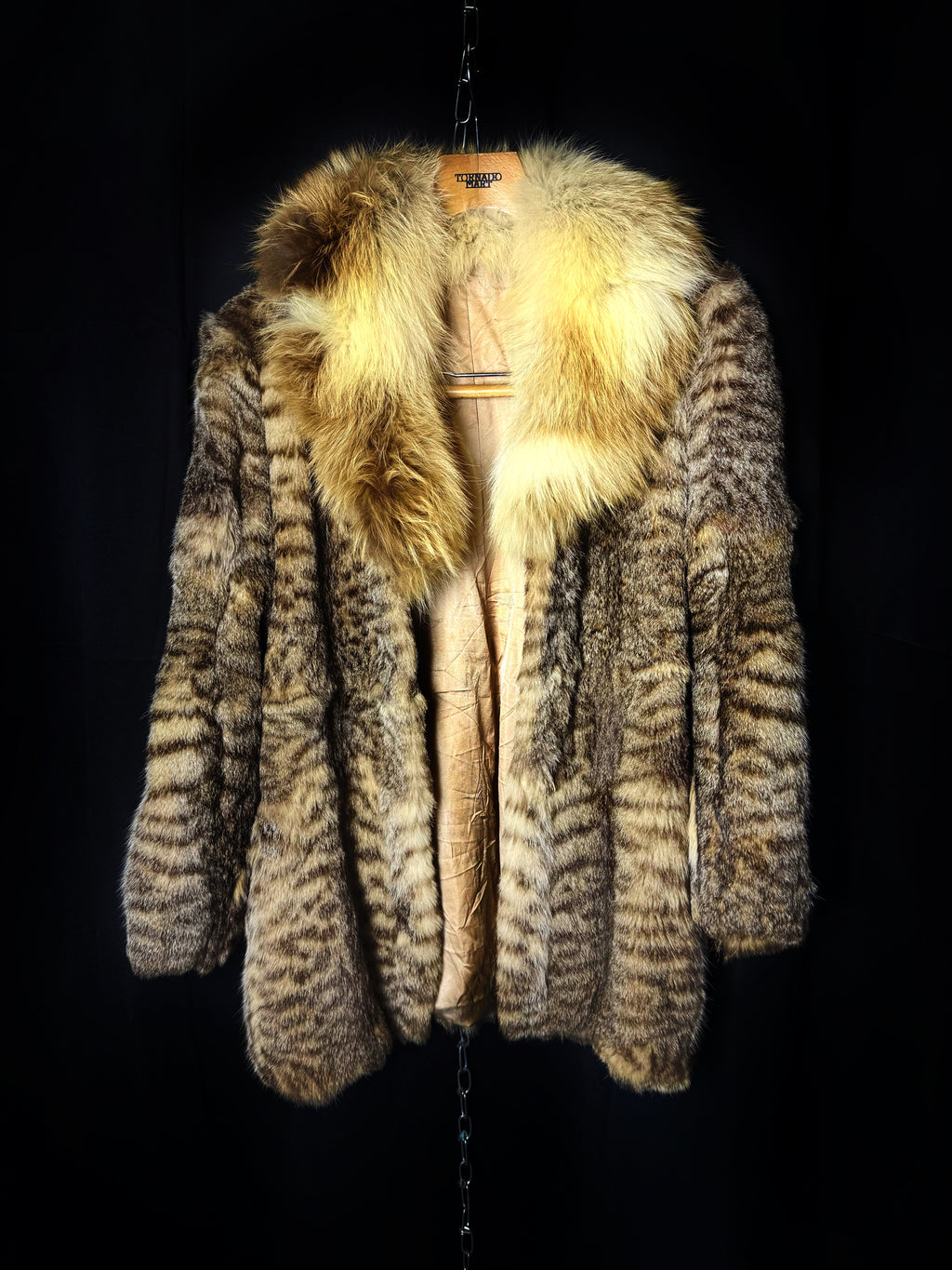 B2V LEOPARD FUR JACKET ༒