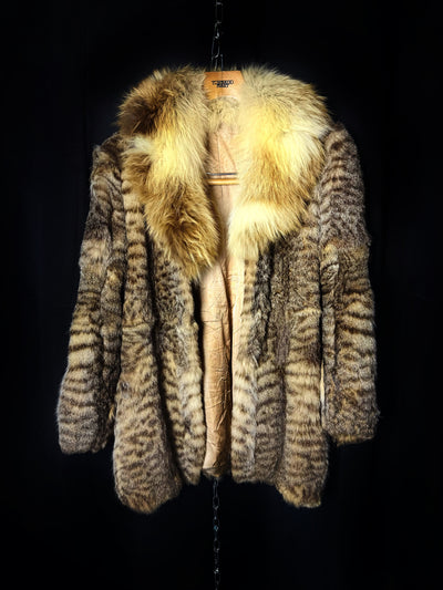 B2V LEOPARD FUR JACKET ༒