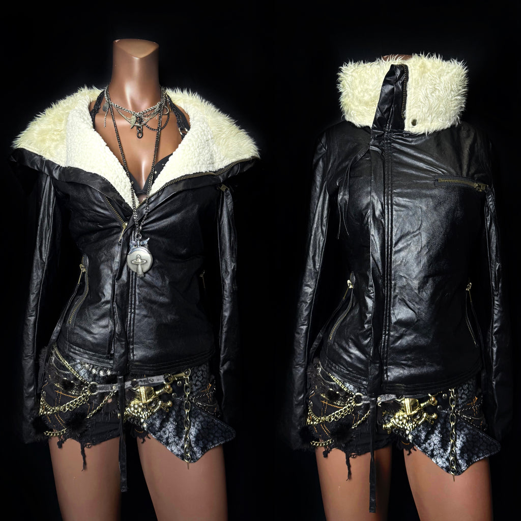 B2V- GLAD NEW LEATHER JACKET༒