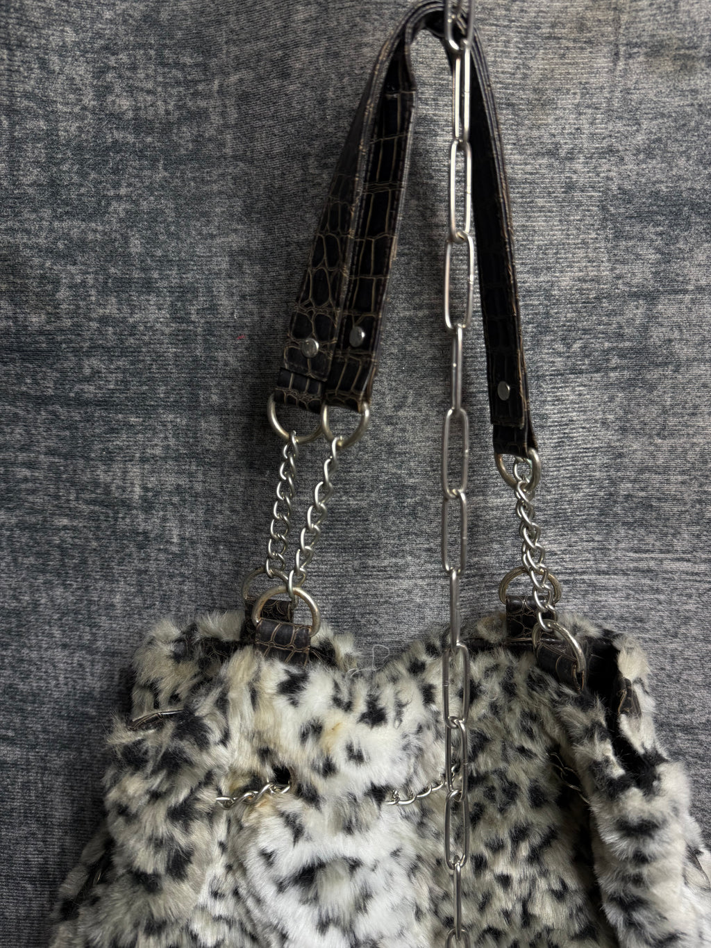 B&W Leopard Bag