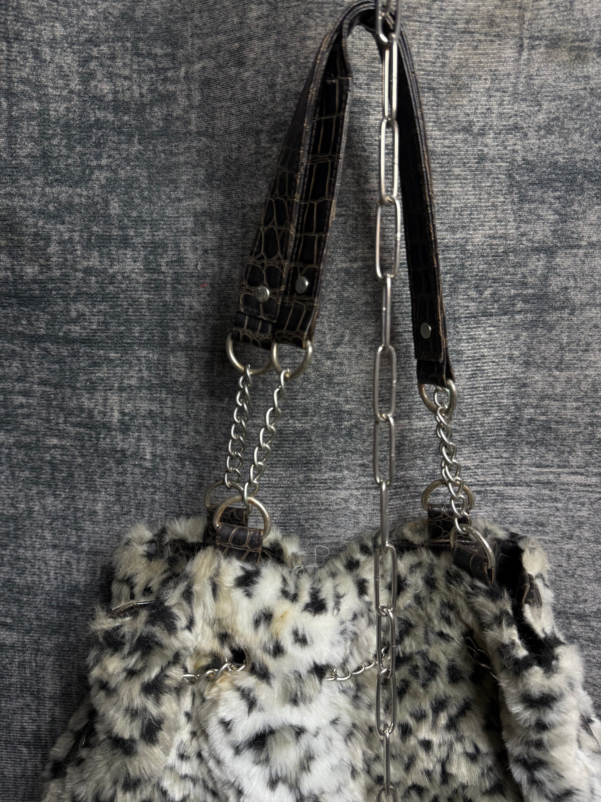 B&W Leopard Bag
