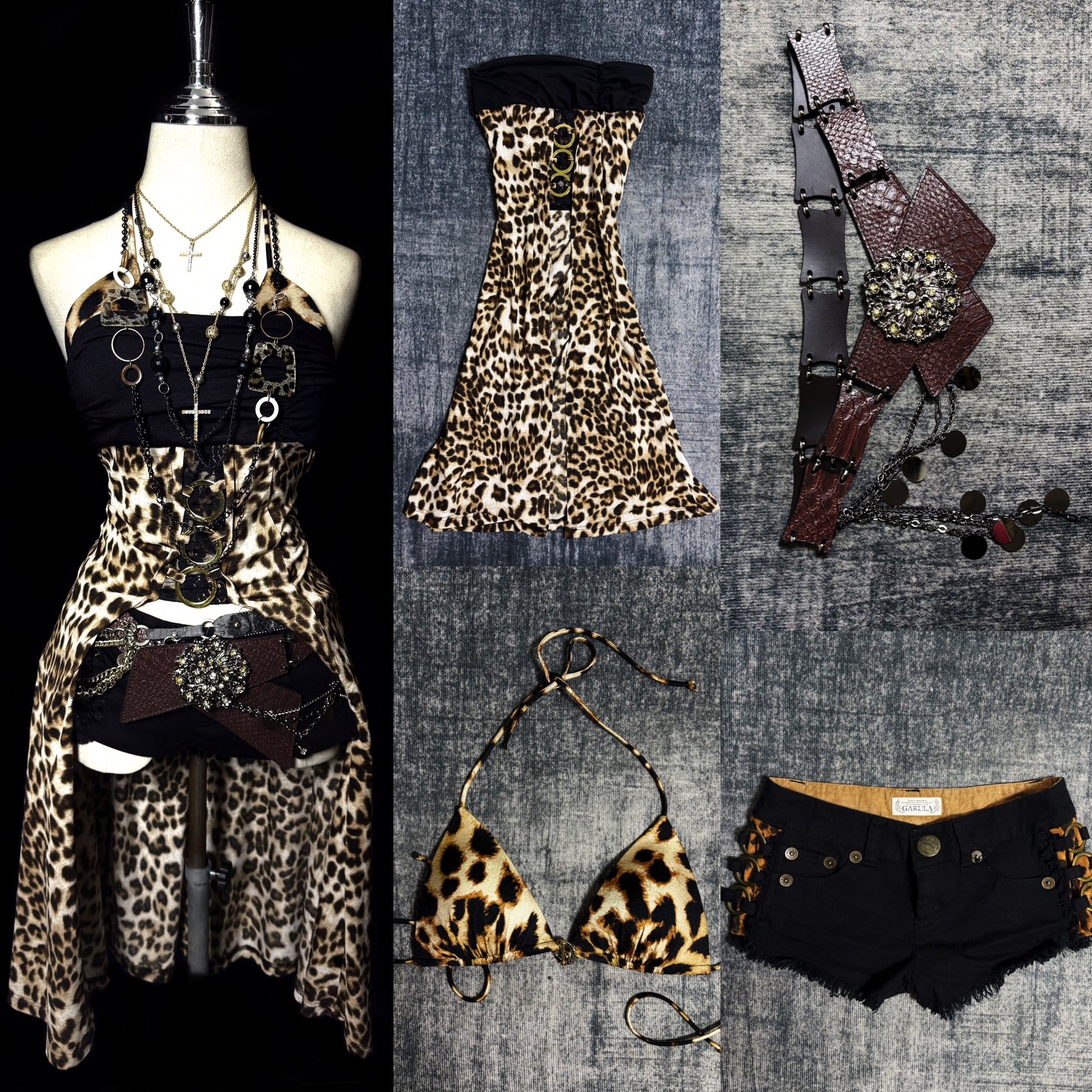 Leopard print OUTFIT༒