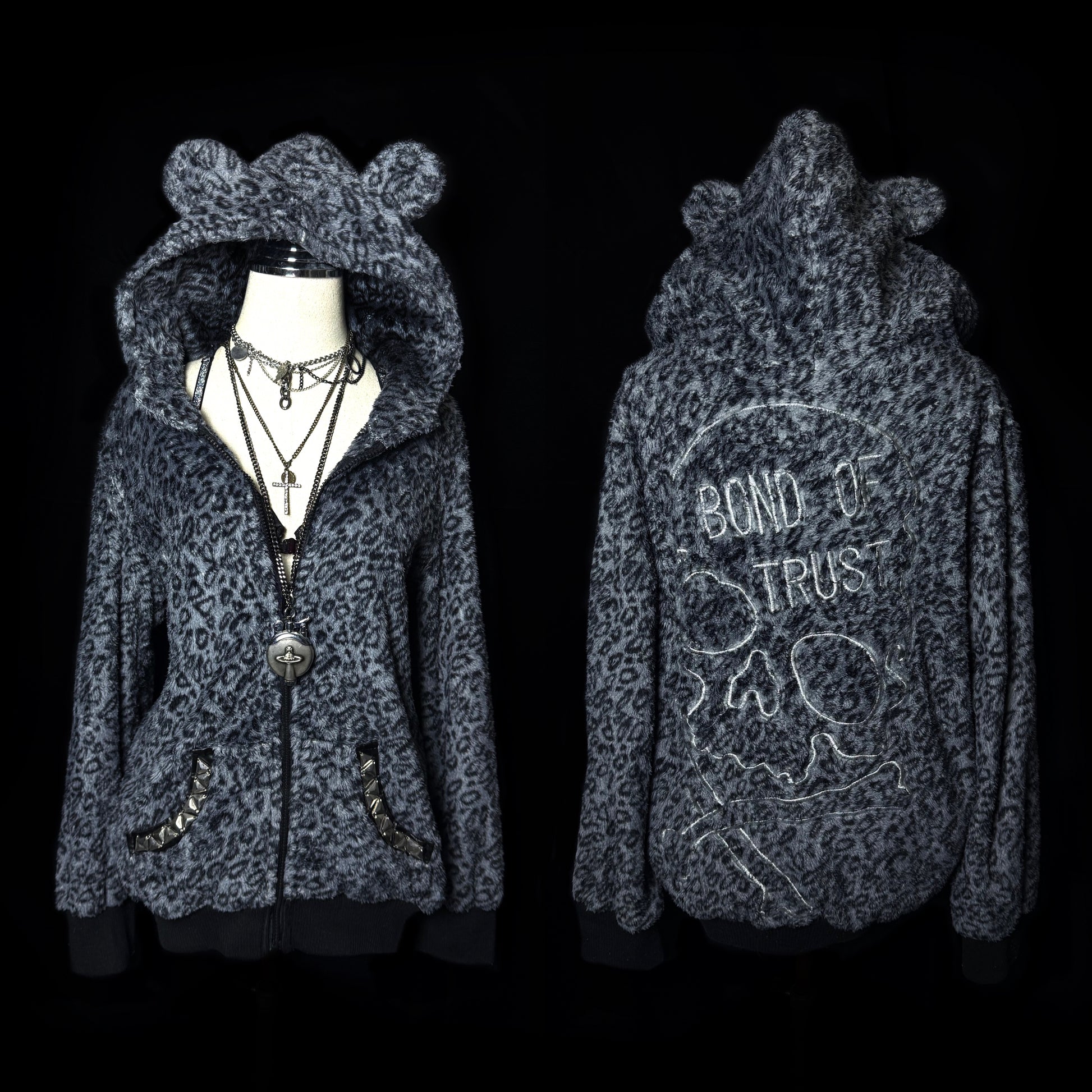 ༒leopard hoodie༒