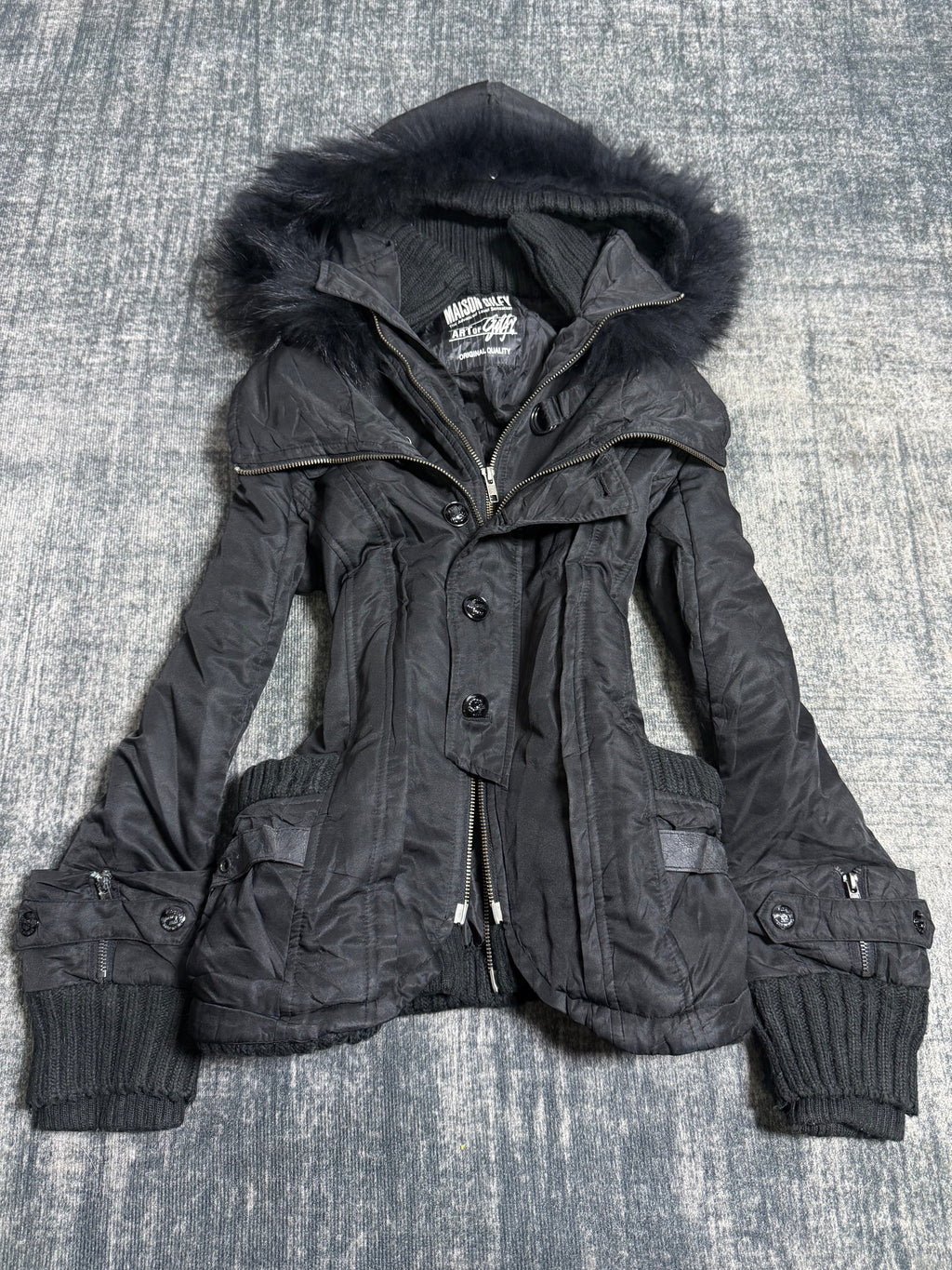 B2V-MAISON GLIFY 4ZIPPER JACKET༒ 
* Rare *