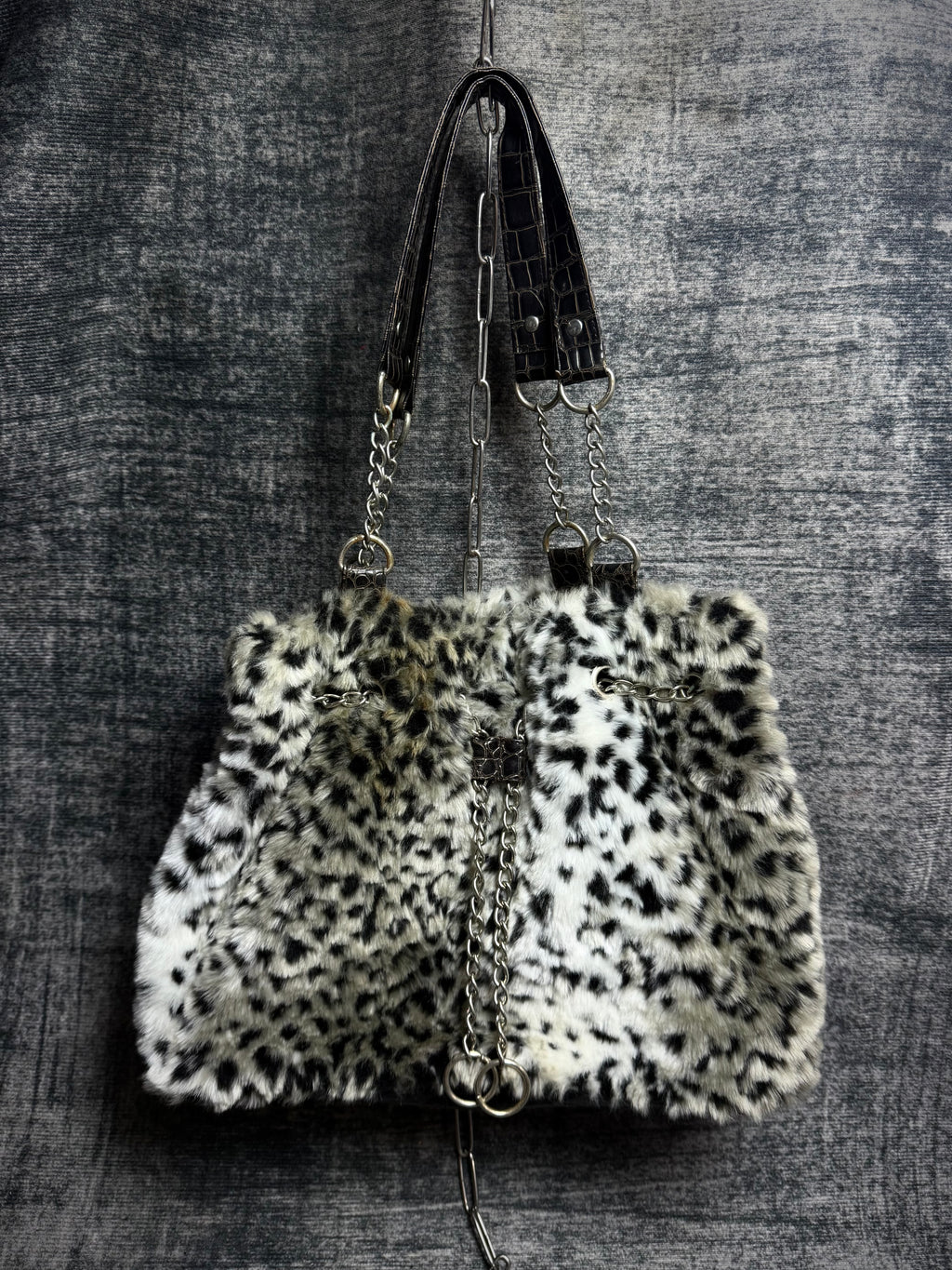 B&W Leopard Bag