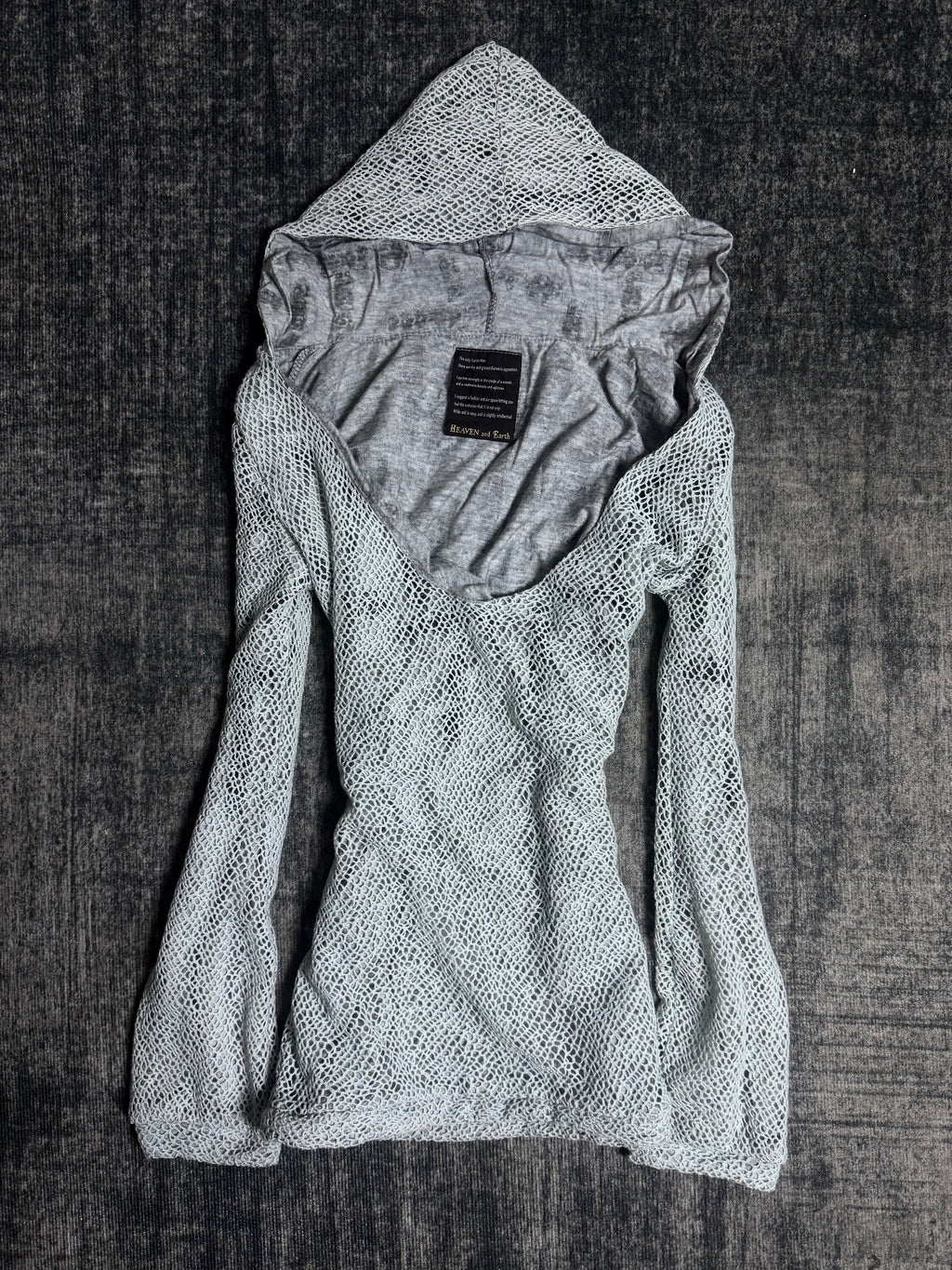 B2V- HEAVEN & EARTH SKULL HOODIE༒