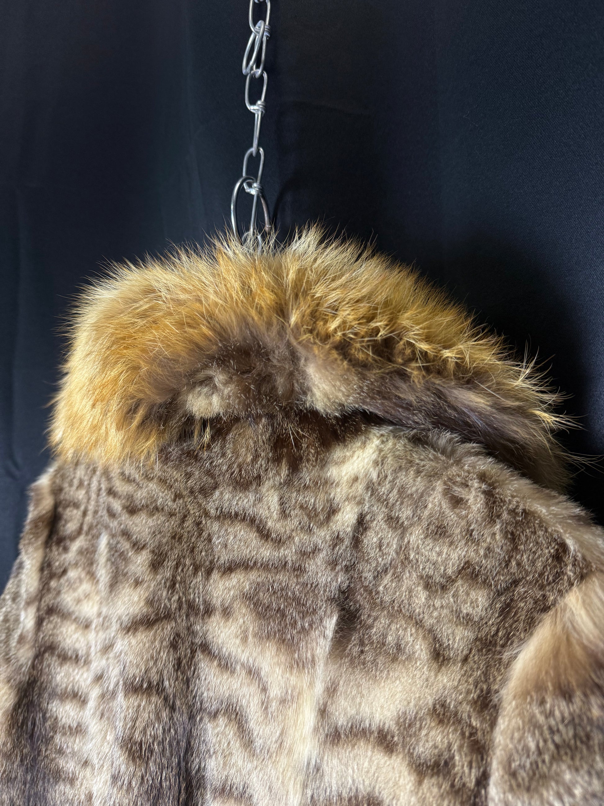 B2V LEOPARD FUR JACKET ༒