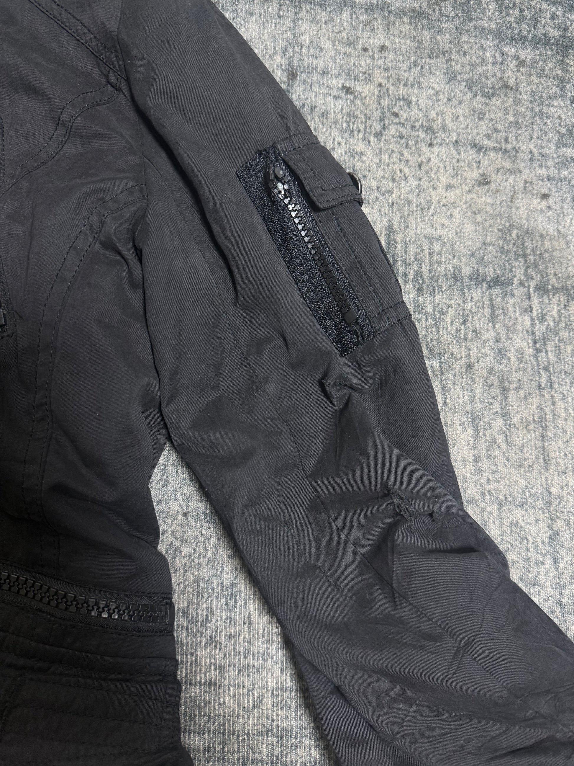 ༒Black Fur Hoodie༒