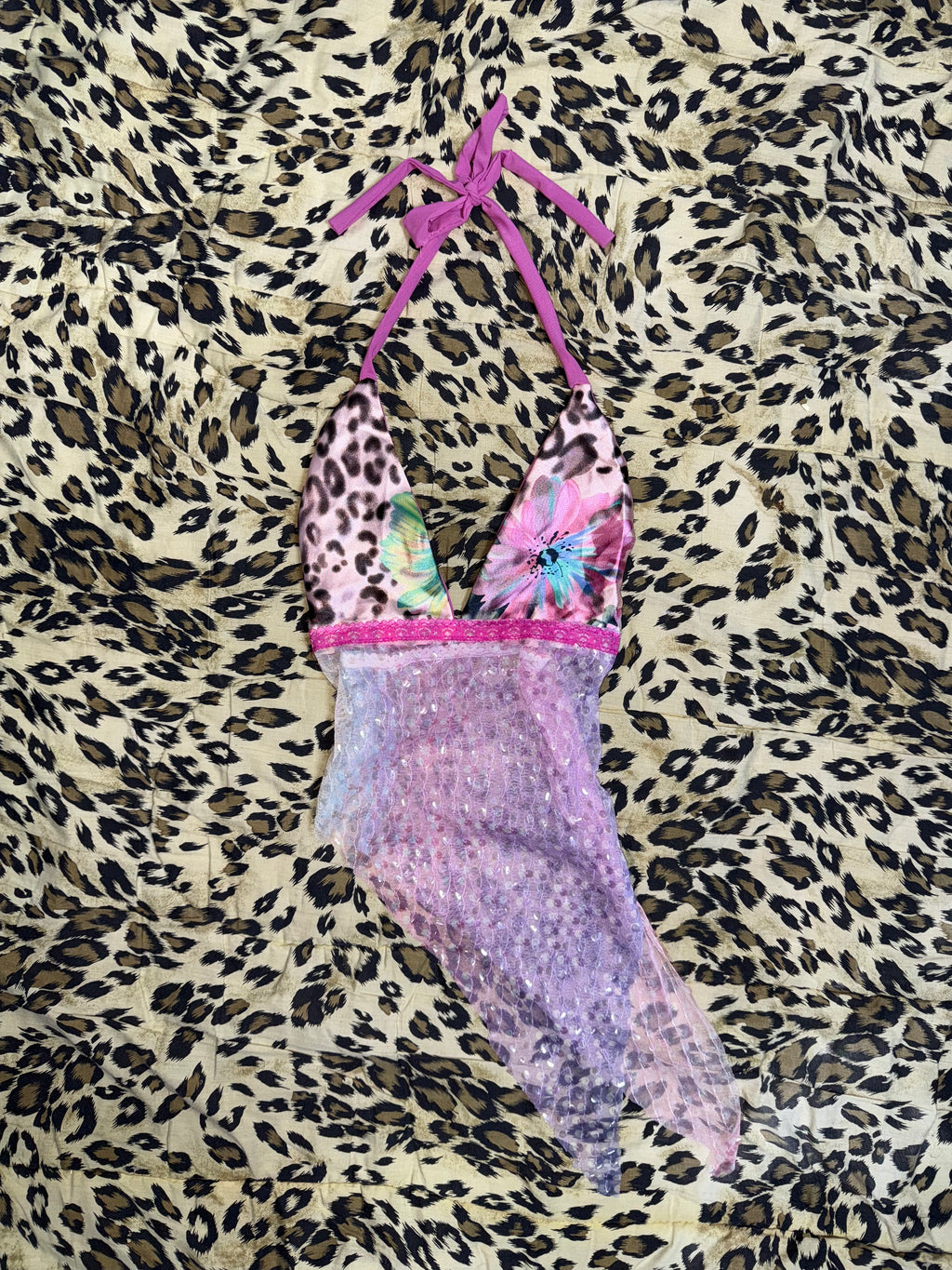 ༒leopard mermaid TankTop༒