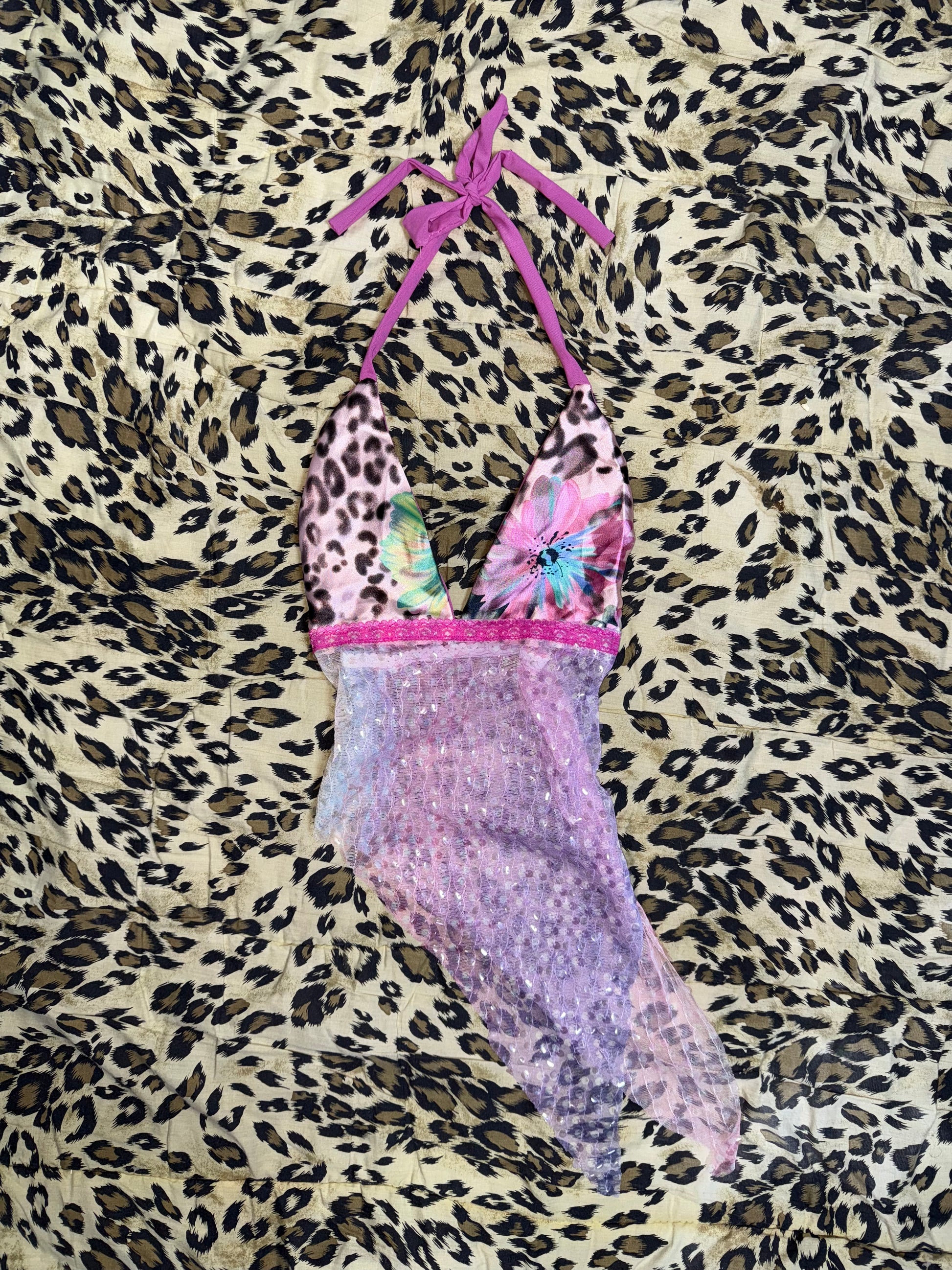 ༒leopard mermaid TankTop༒