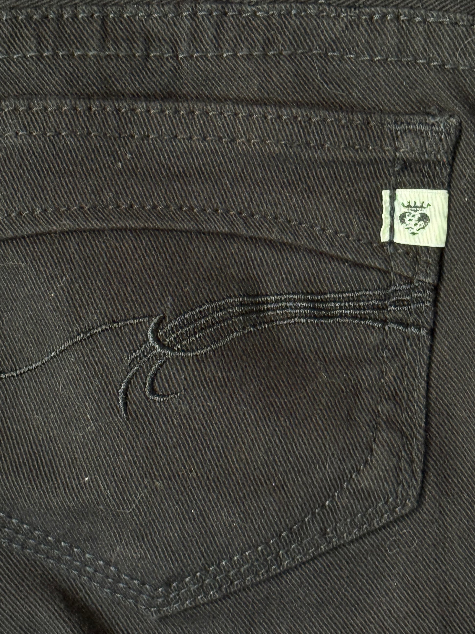 B2V BLACK FLARE JEANS ༒