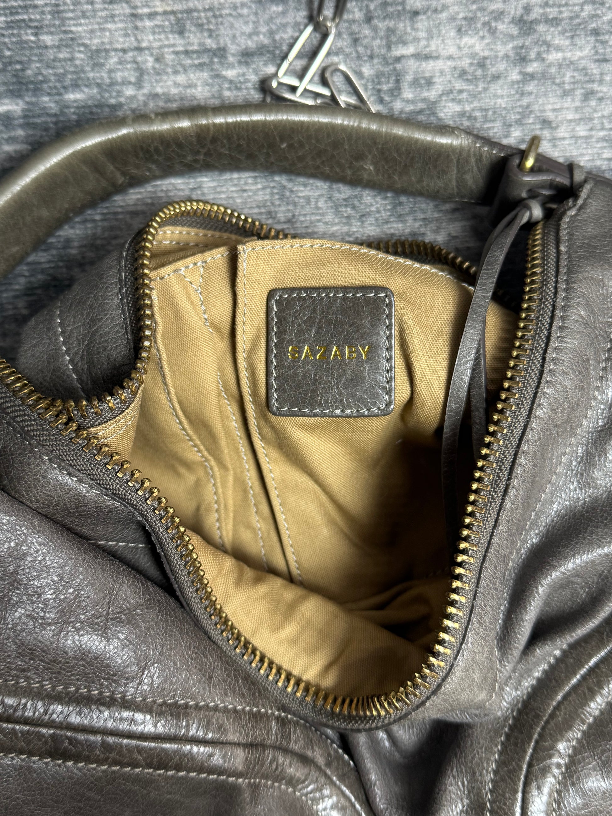 Straps Vintage Bowler Bag