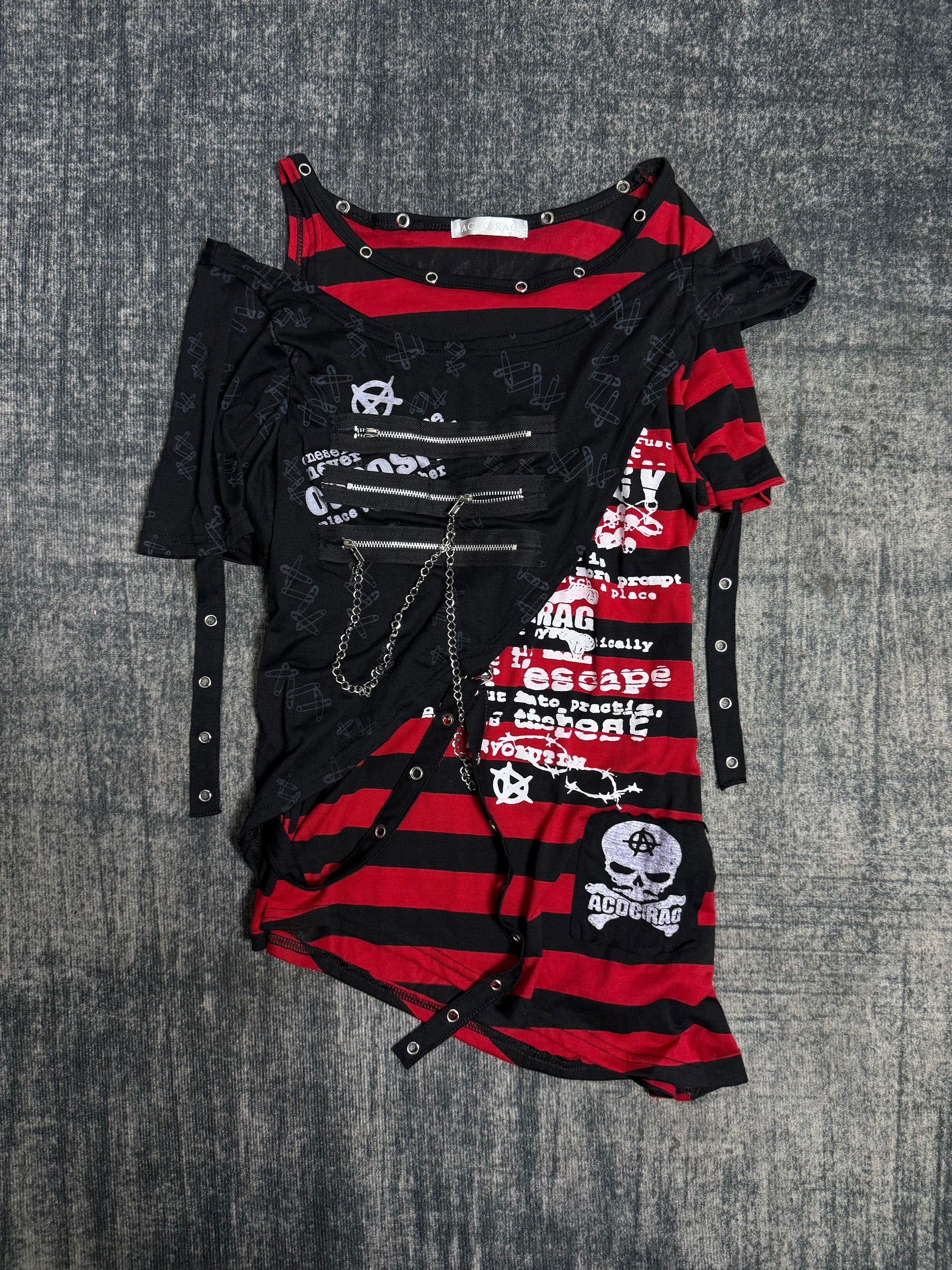 B2V-ACDC RAG SHIRT༒