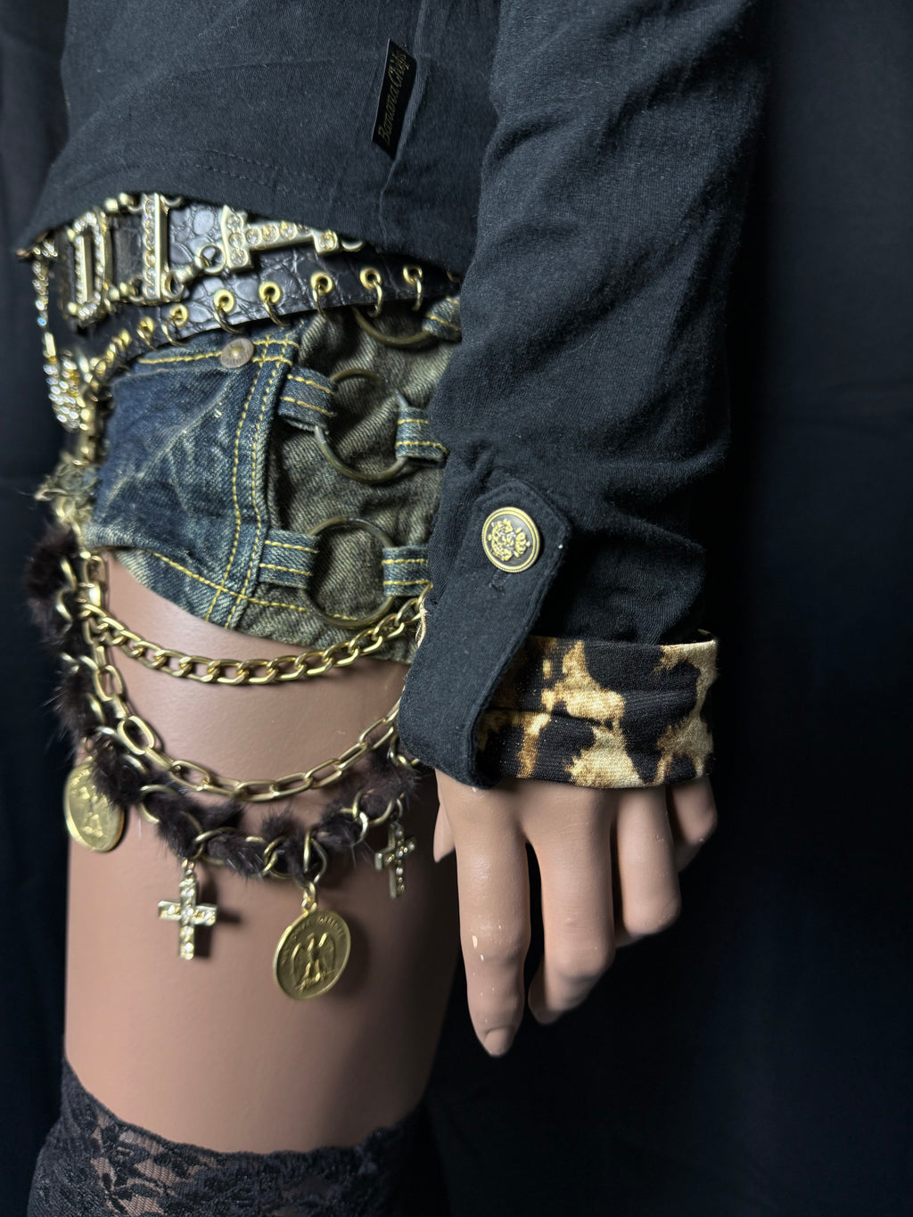 ༒leopard hoodie ༒