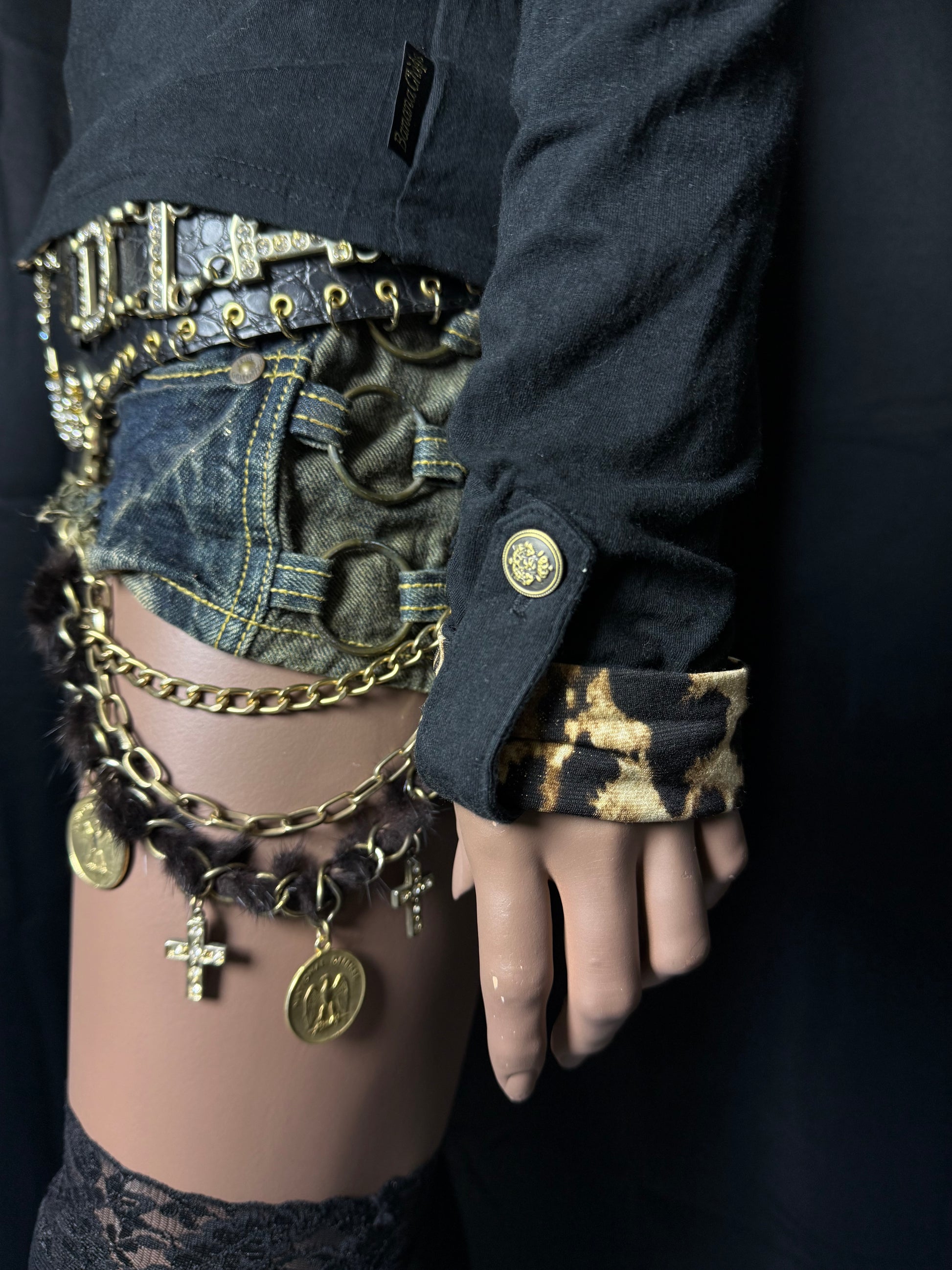 ༒leopard hoodie ༒