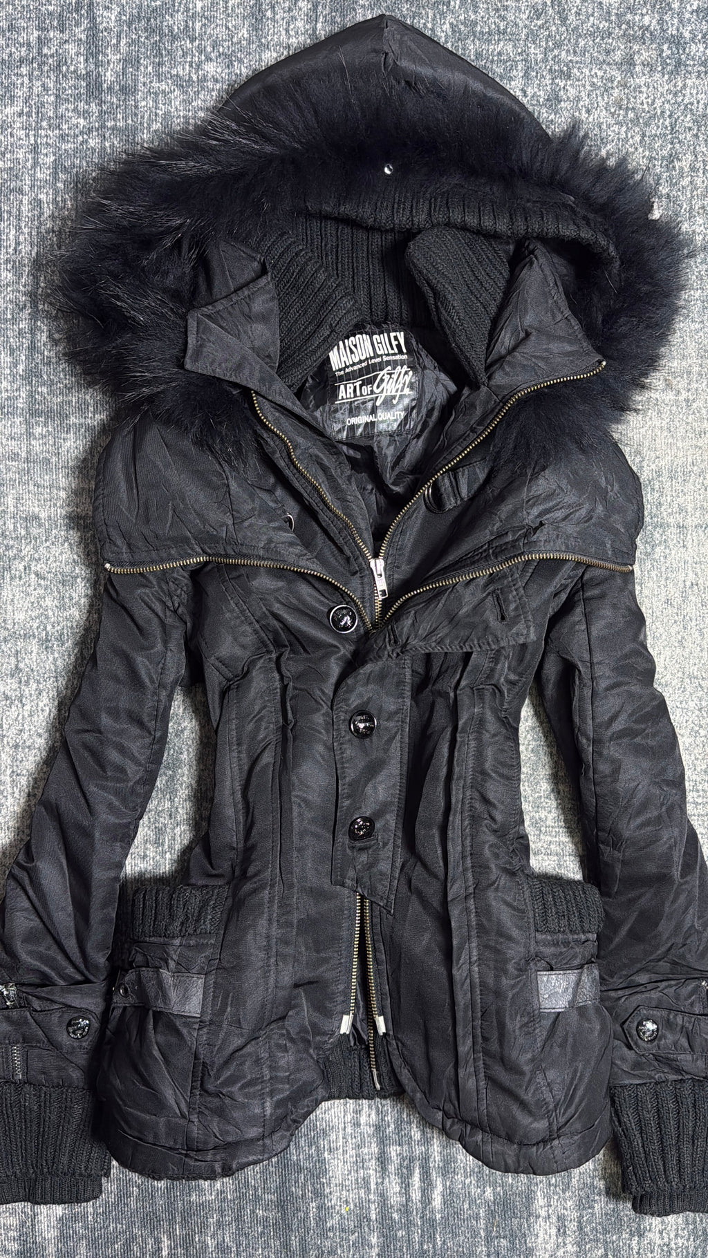 B2V-MAISON GLIFY 4ZIPPER JACKET༒ 
* Rare *