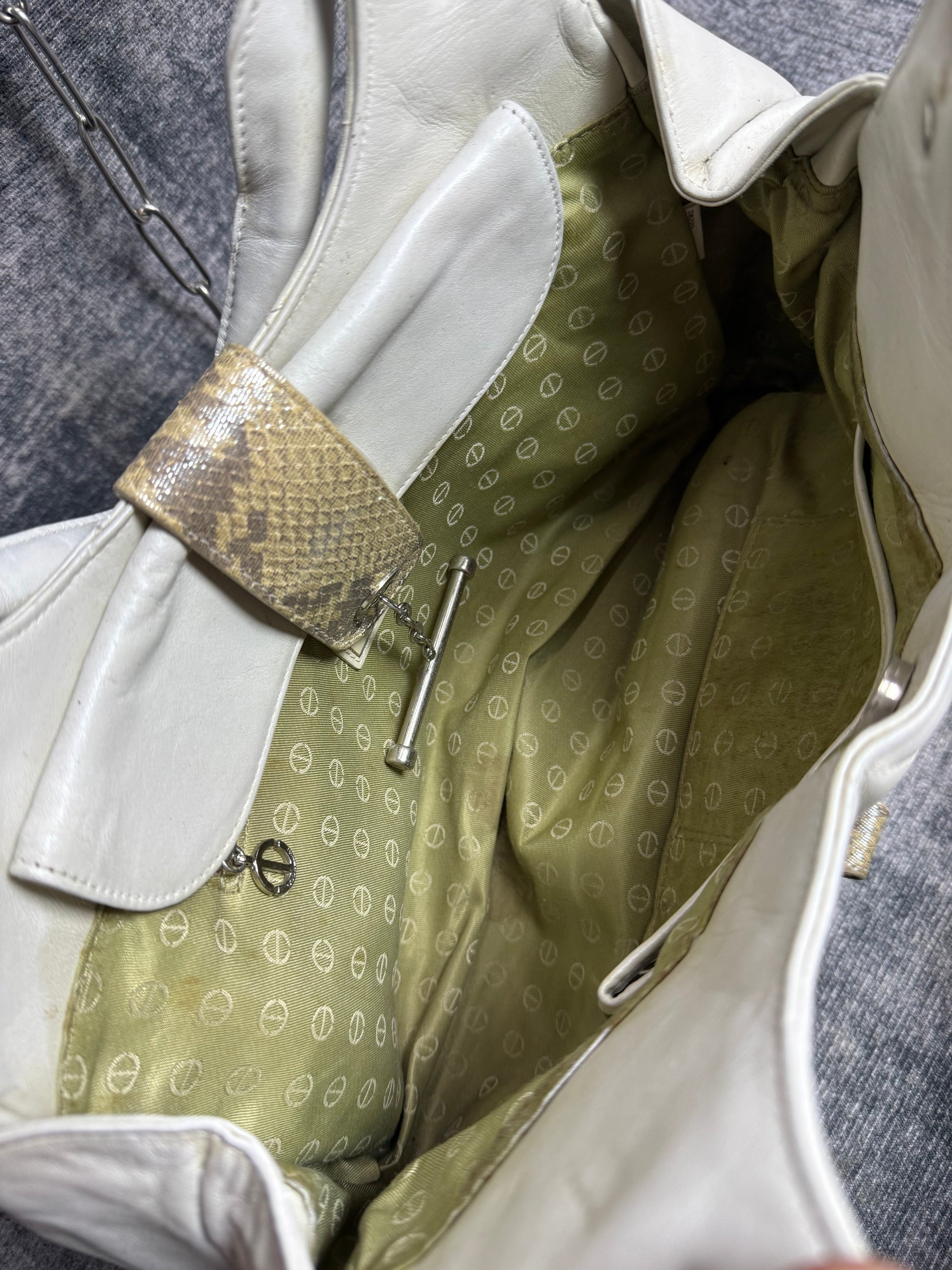 Snake Leather Bag