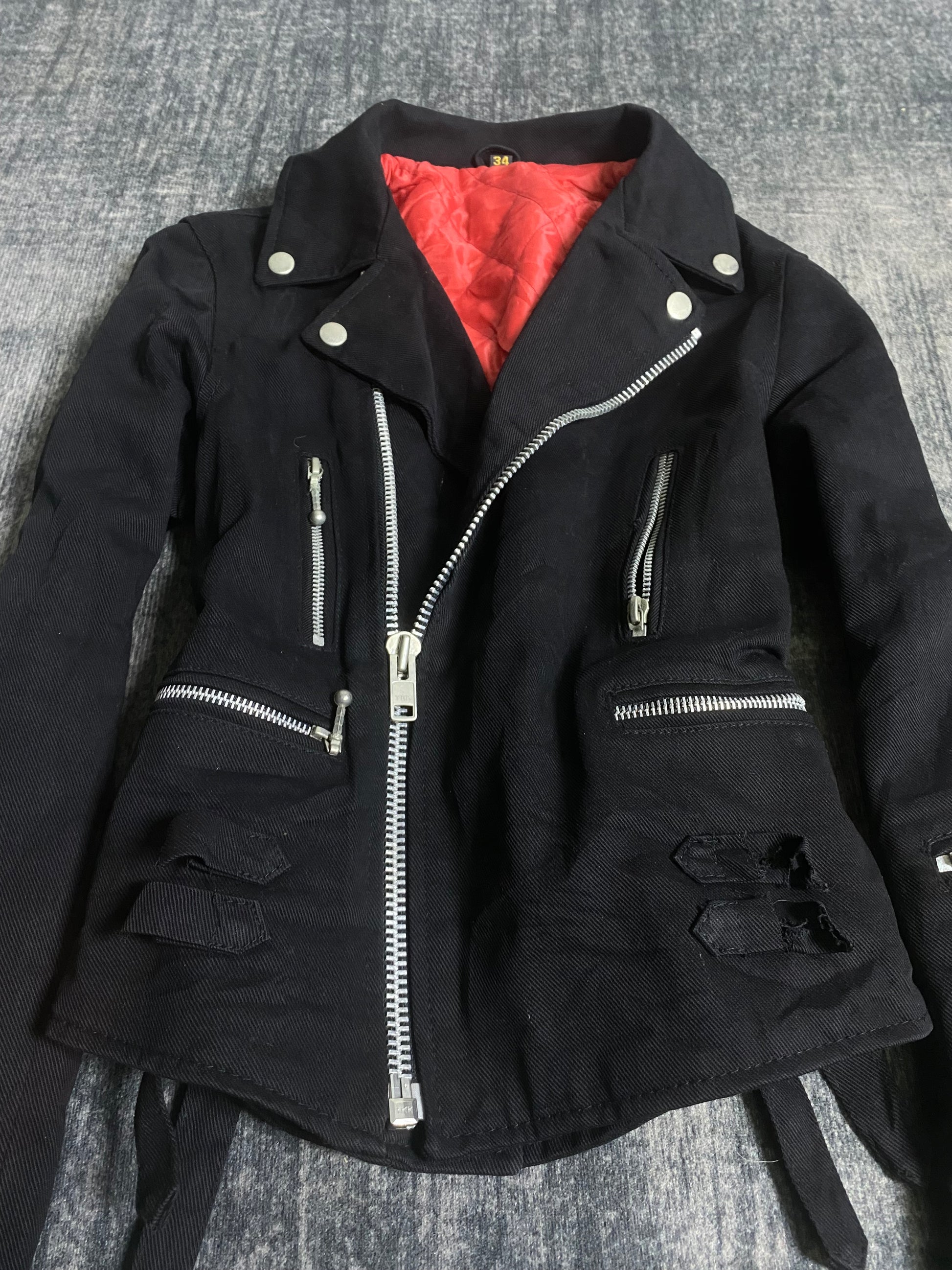 B2V- BADDIE BiKER JACKET༒