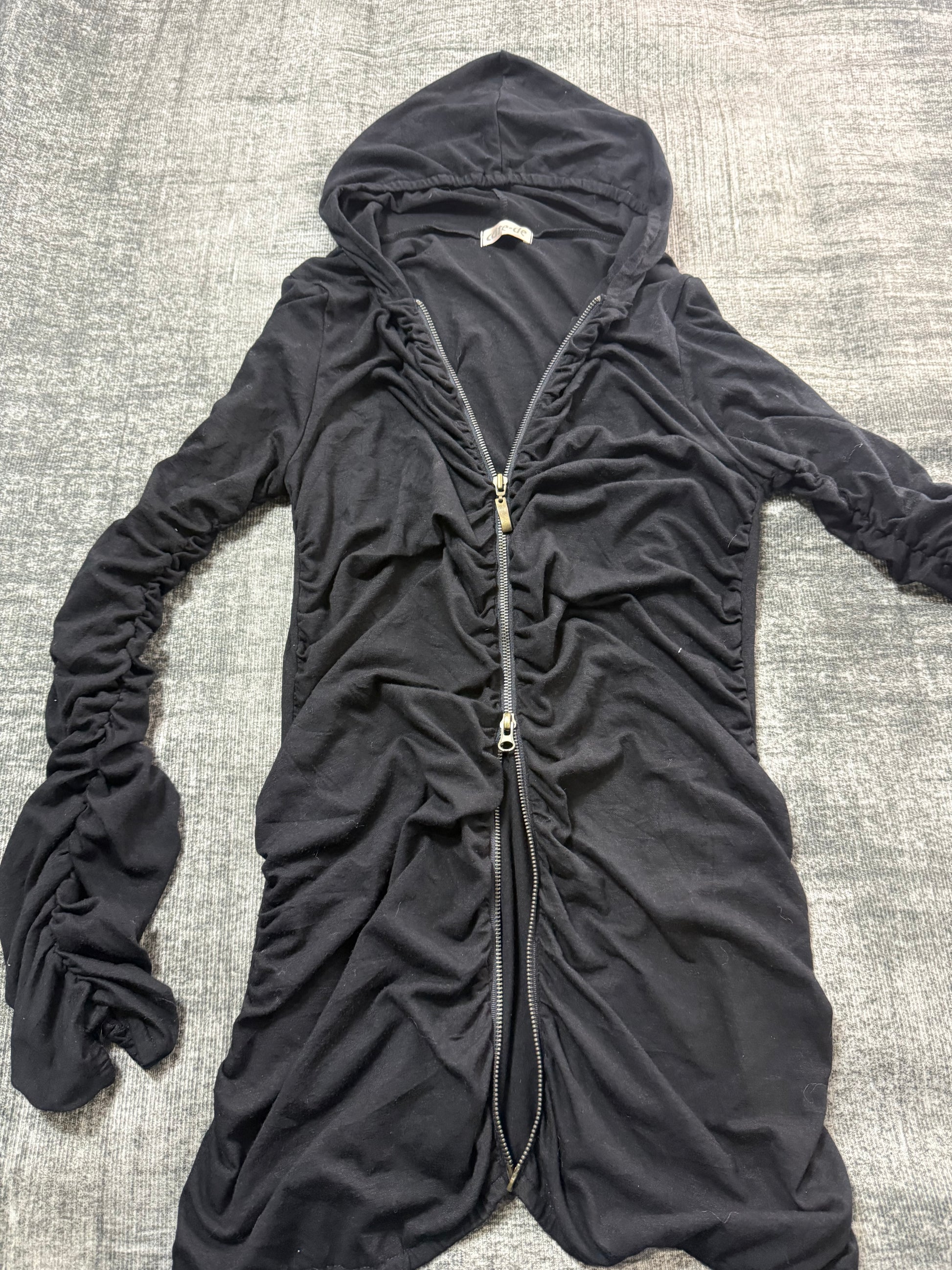 2 ZIP UP BLACK HOODIE (11)༒