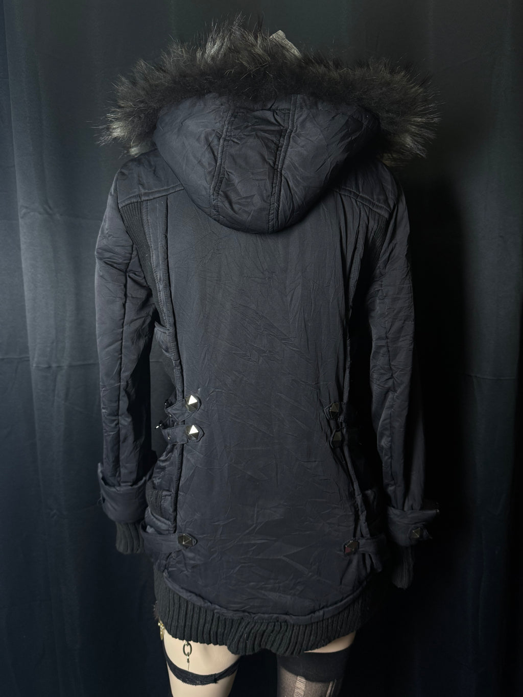 ༒Black Fur Jacket༒