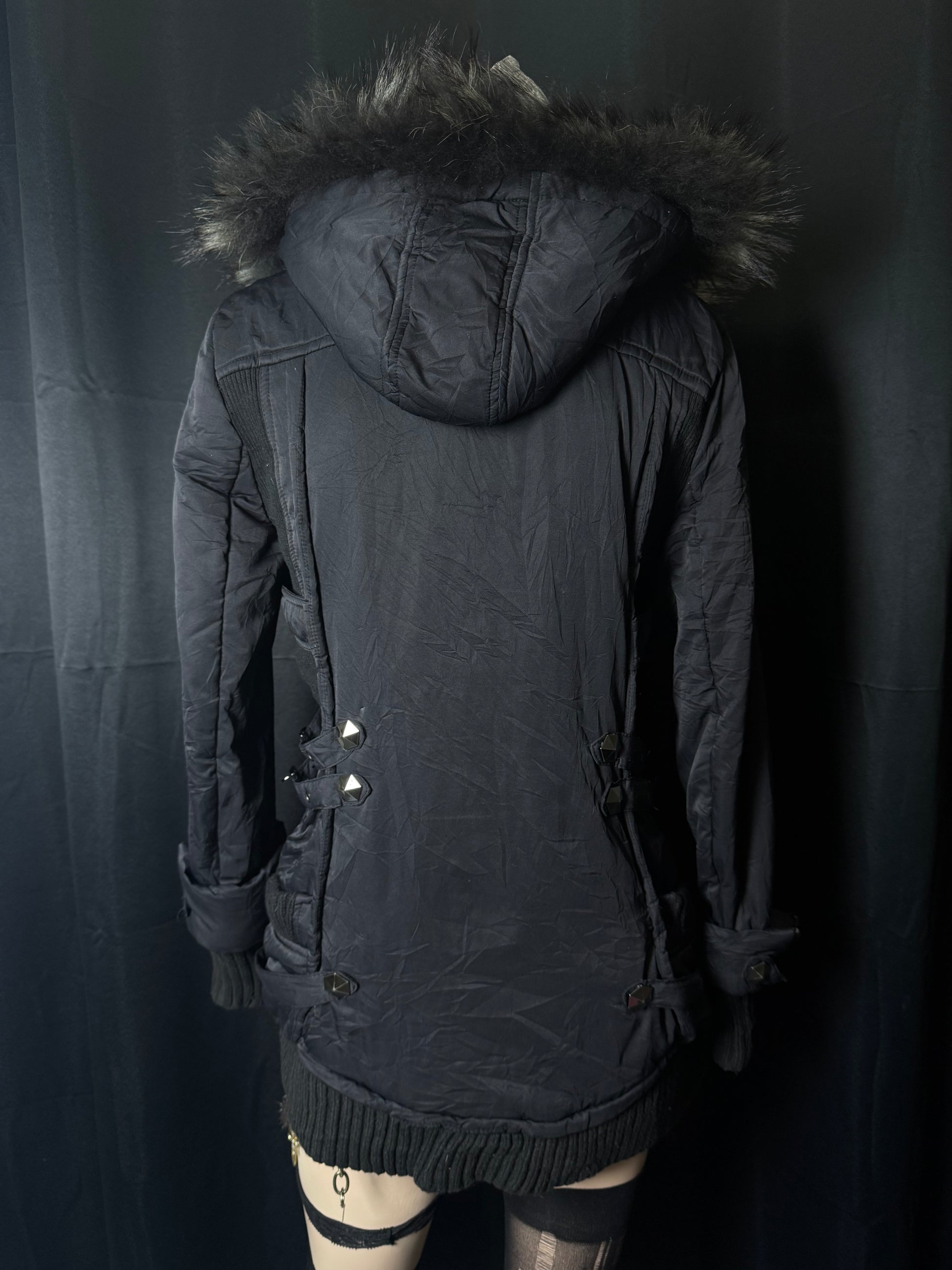 ༒Black Fur Jacket༒