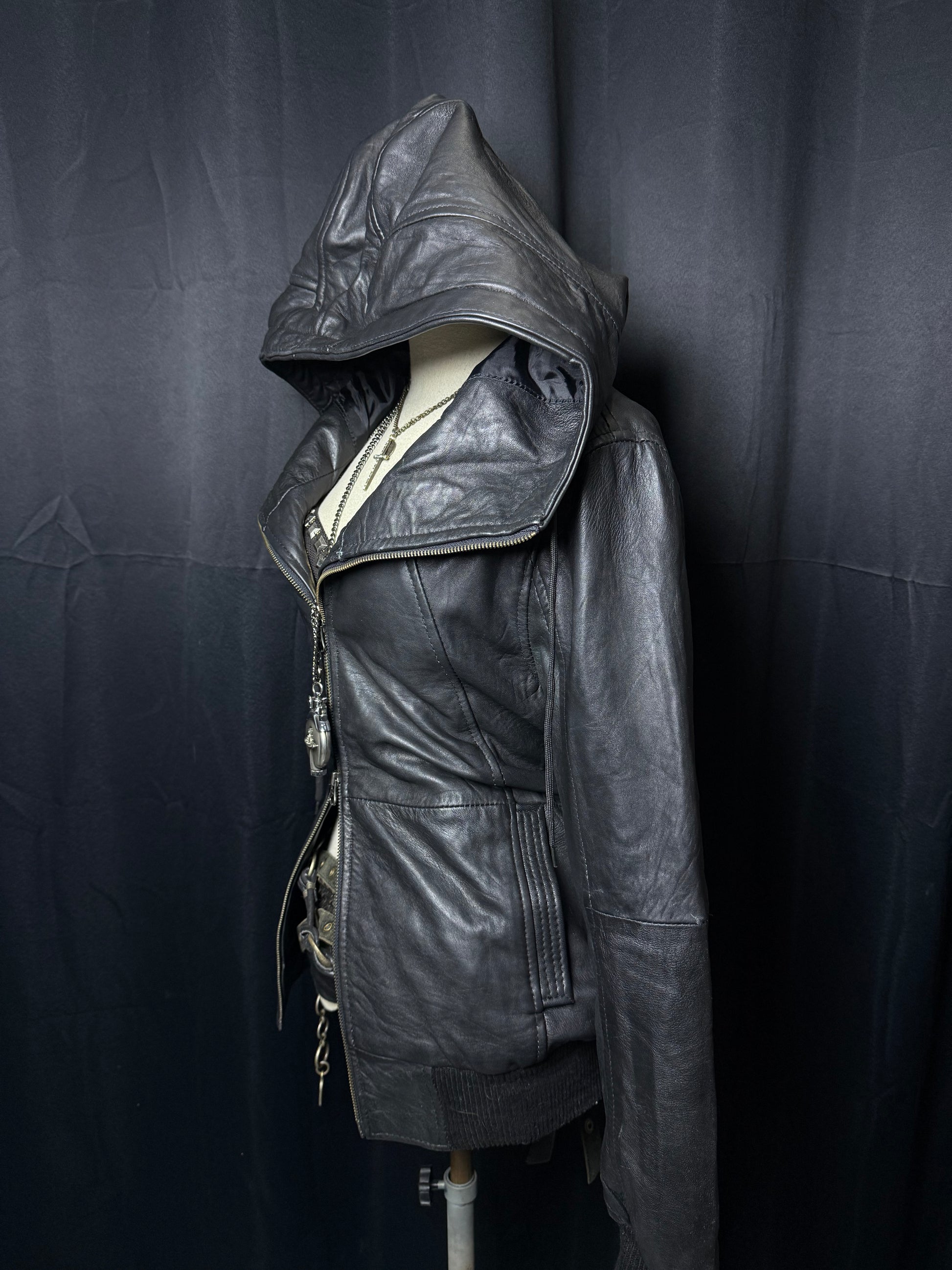 B2V-RICH HESRTS LEATHER JACKET ༒