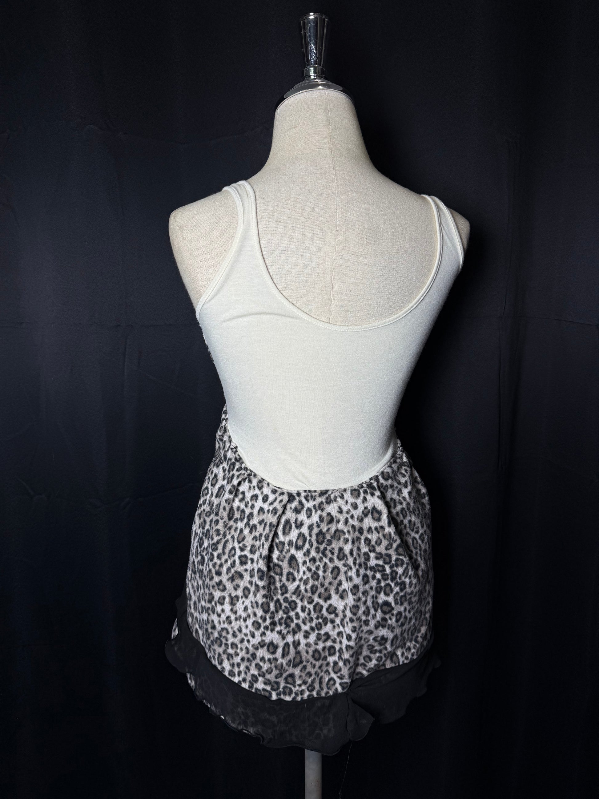 B2V LEOPARD MINI-DRESS ༒