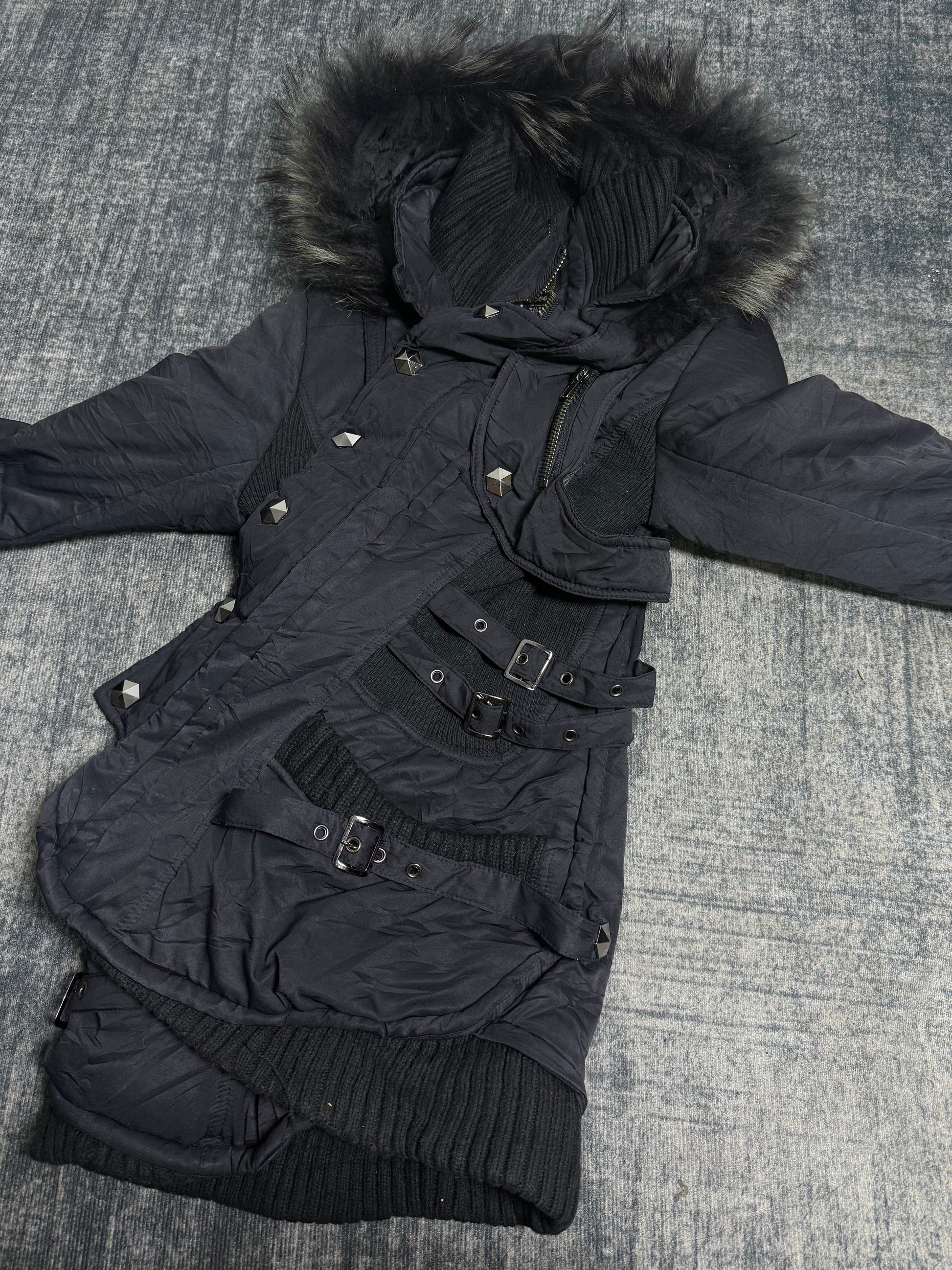 ༒Black Fur Jacket༒