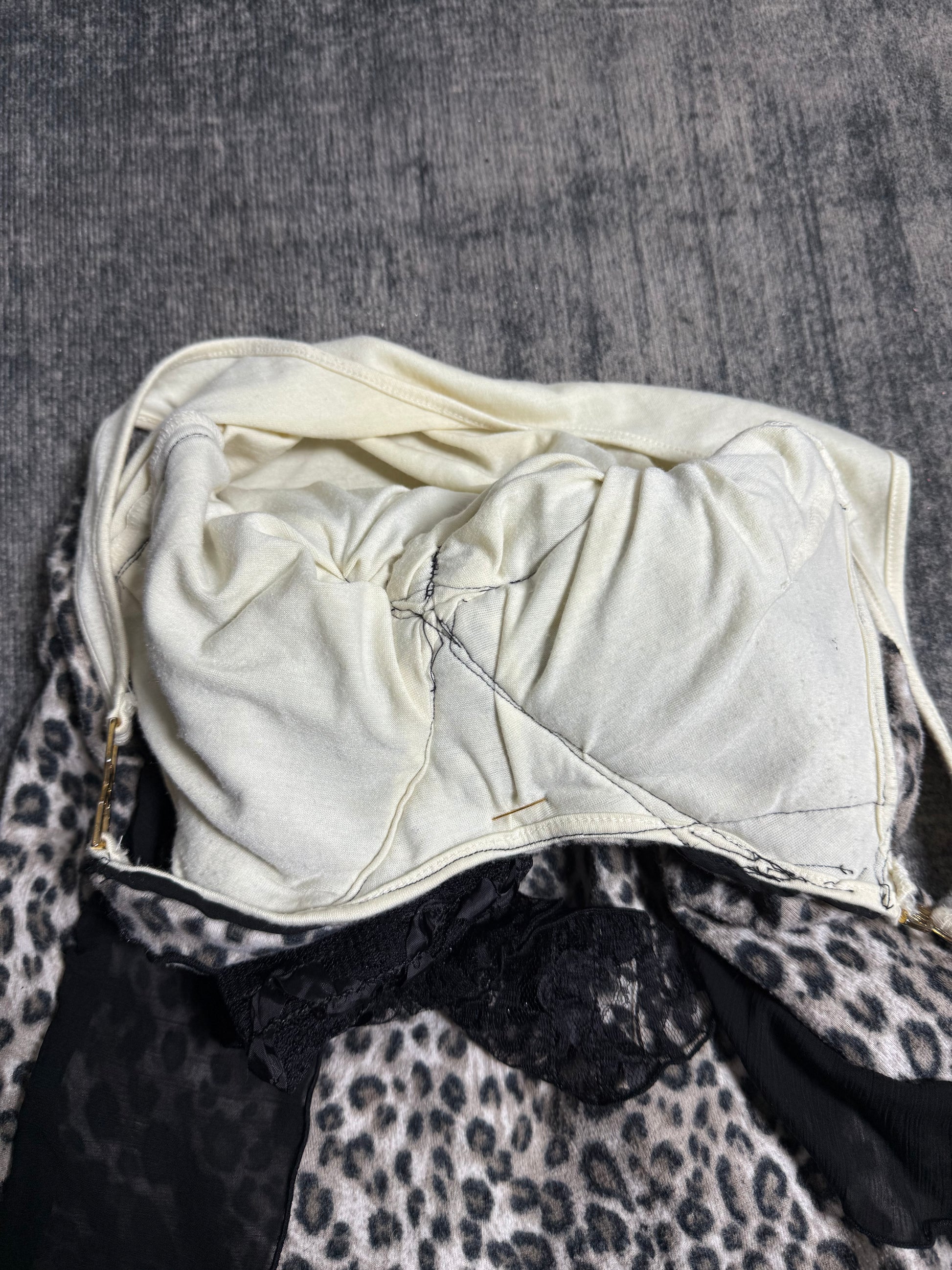 B2V LEOPARD MINI-DRESS ༒