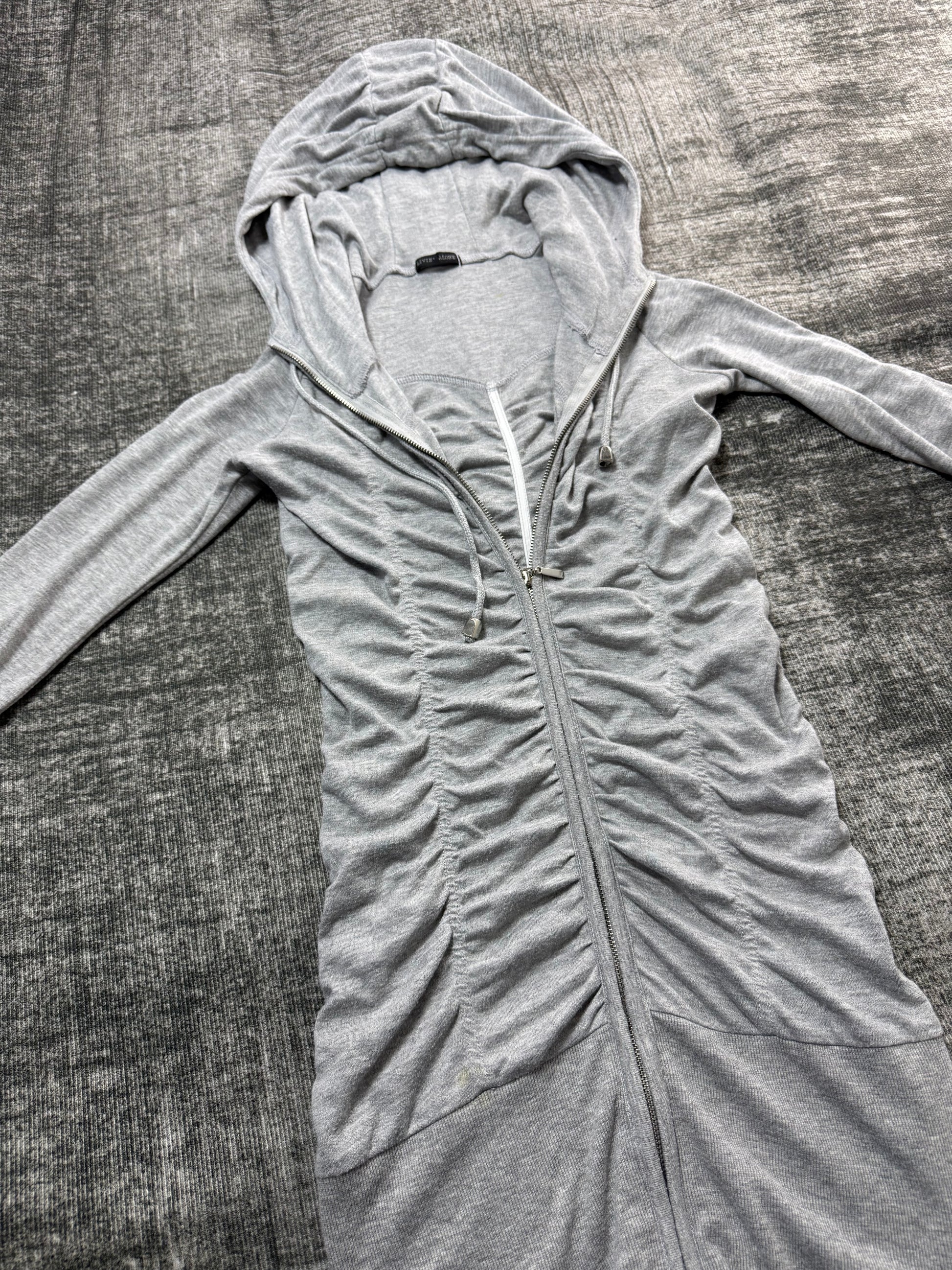 LIVIN ALONE GRAY HOODIE ༒