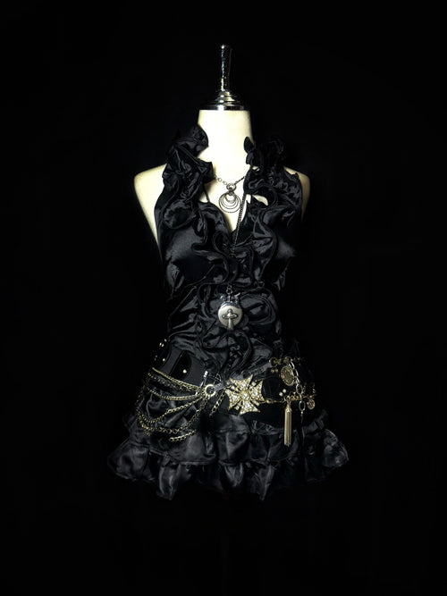 ༒ BLACK VELVET SET༒