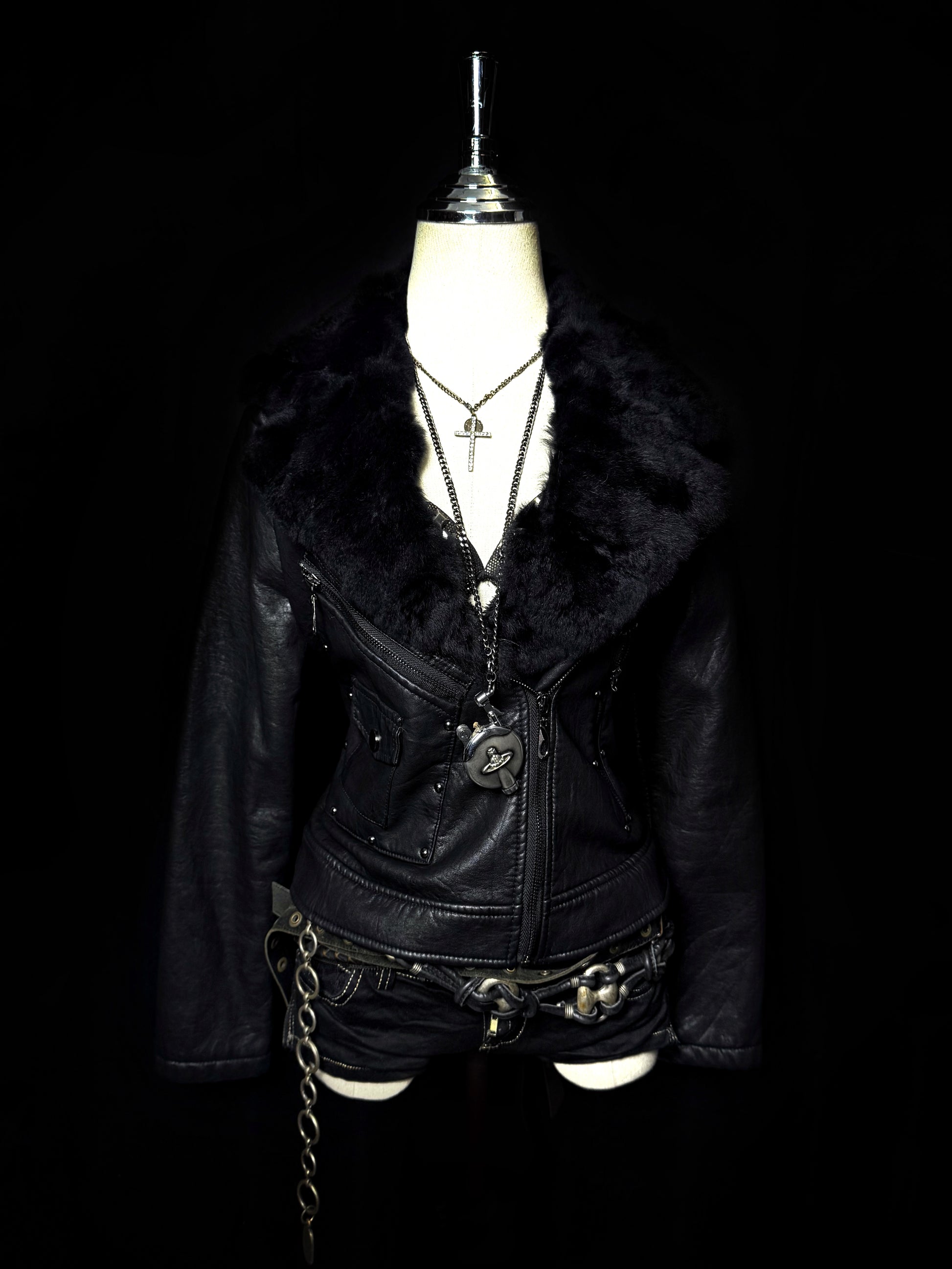 B2V-JYZFS LEATHER JACKET༒