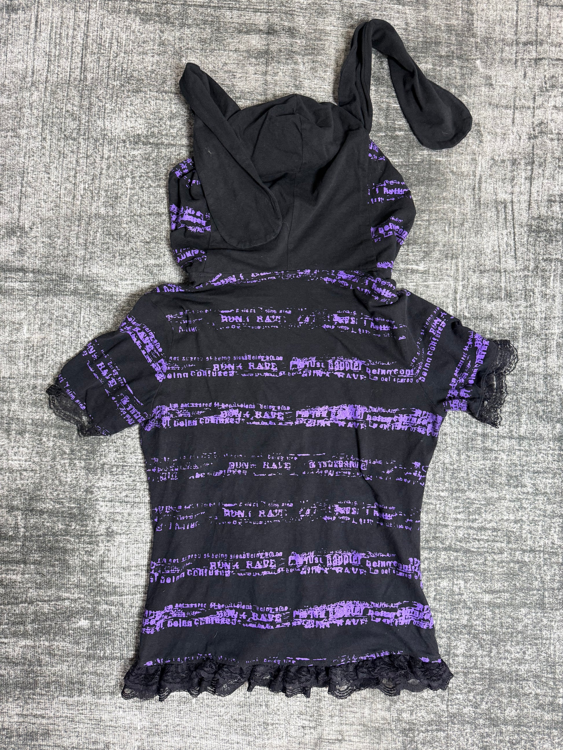 BUNNY PUNK HOODIE   ༒