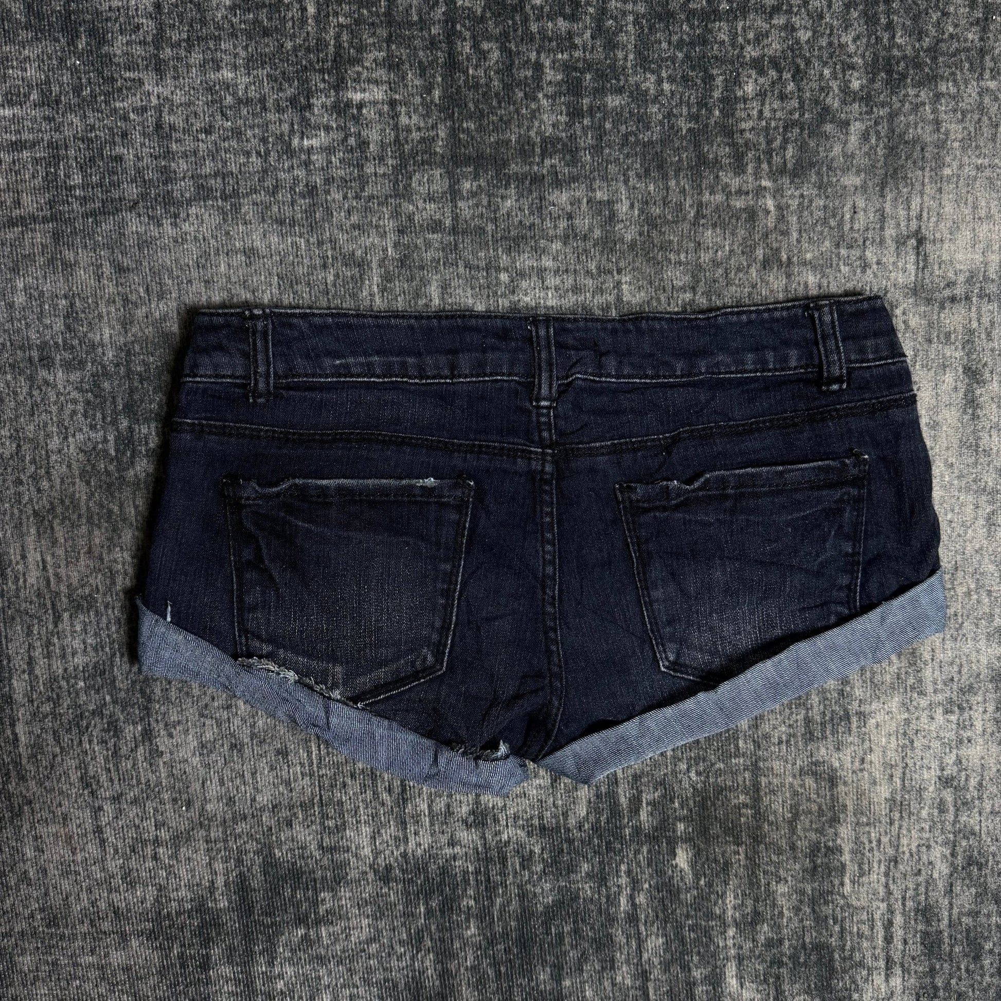 B2V - 21 DENIM SHORT༒ SS35 vintage streetwear thrift y2k clothing by B2V_BAD2WEAR