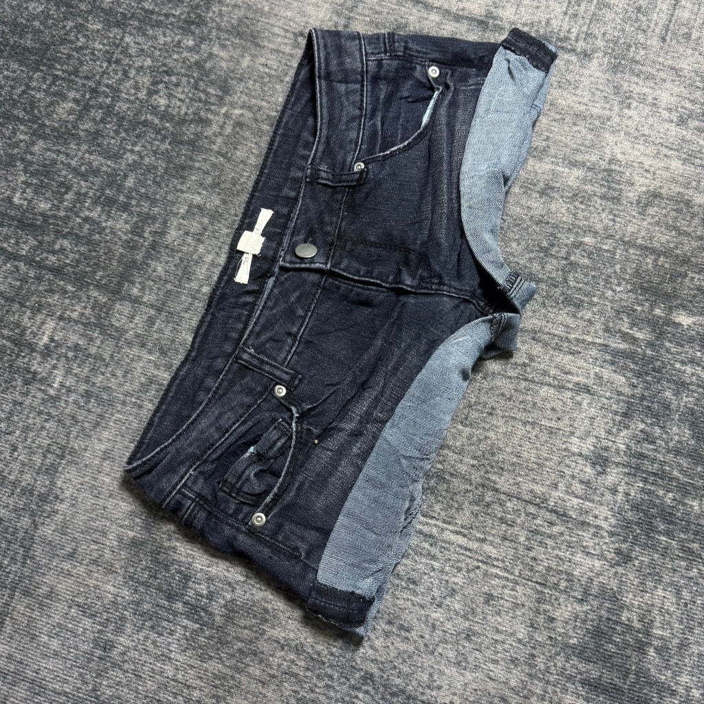 B2V - 21 DENIM SHORT༒ SS35 vintage streetwear thrift y2k clothing by B2V_BAD2WEAR