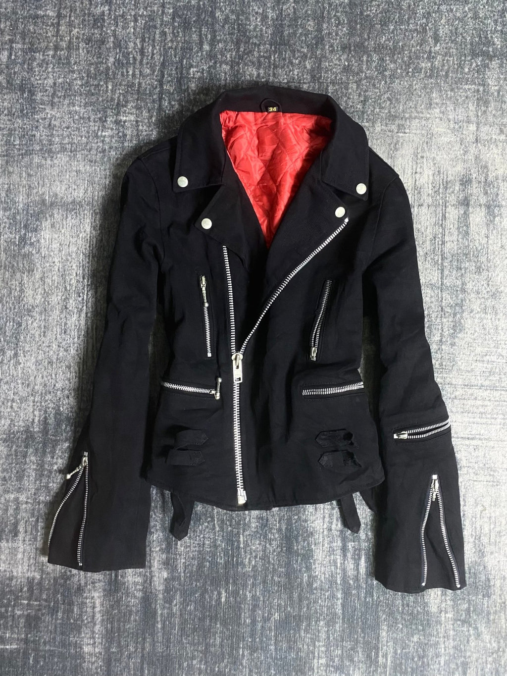 B2V - BADDIE BiKER JACKET༒ vintage streetwear thrift y2k clothing by B2V_BAD2WEAR