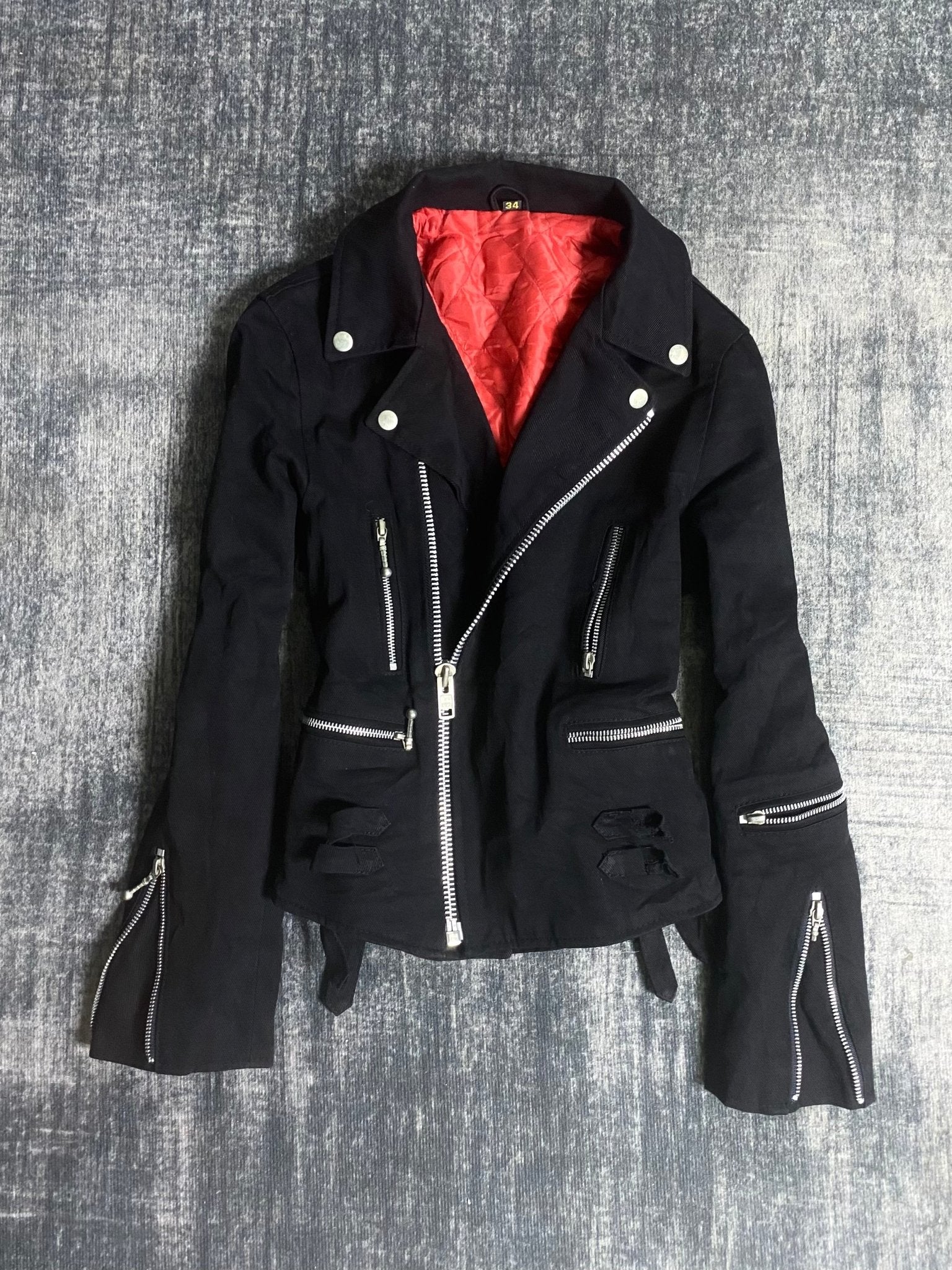 B2V - BADDIE BiKER JACKET༒ vintage streetwear thrift y2k clothing by B2V_BAD2WEAR