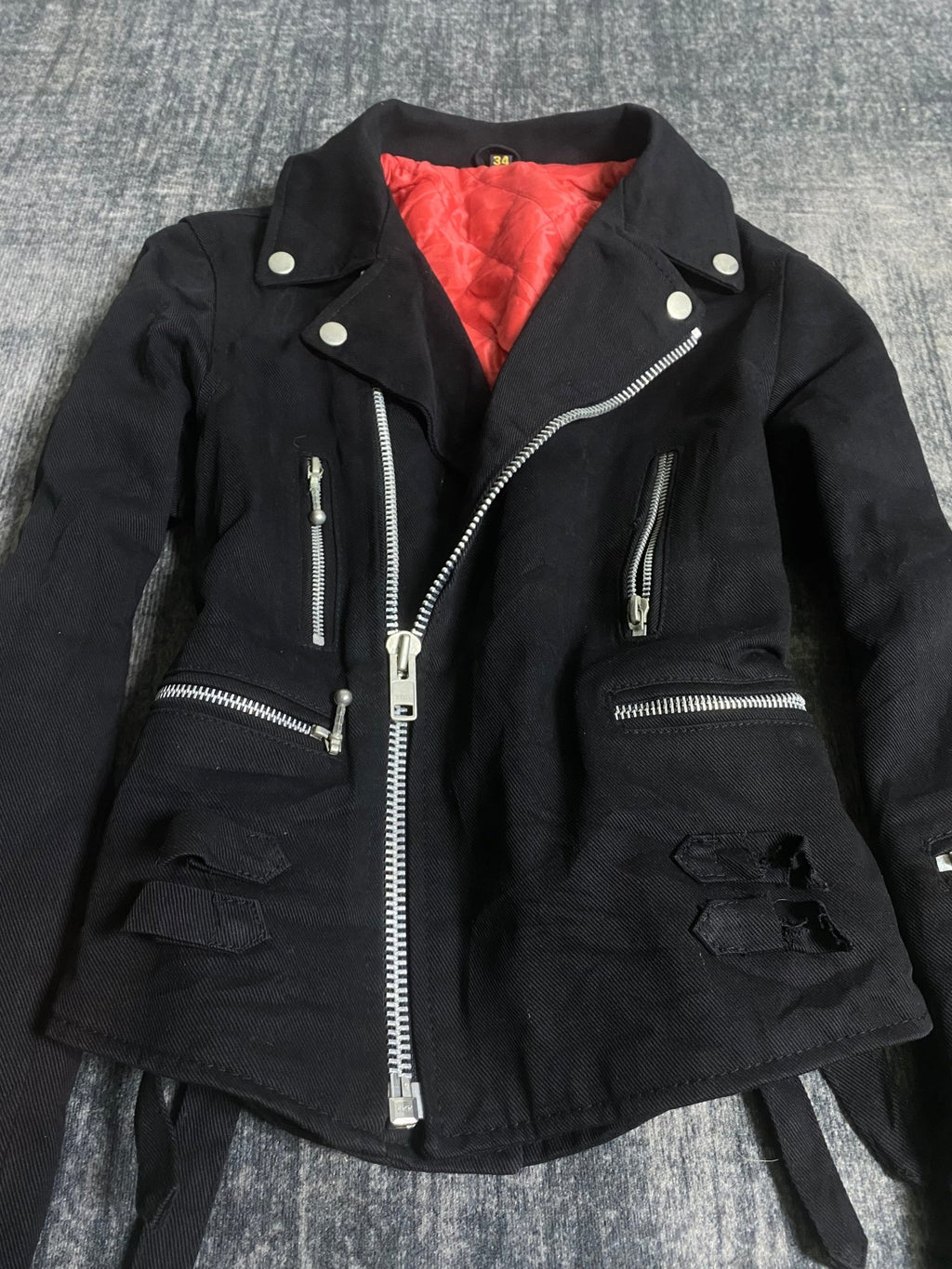B2V - BADDIE BiKER JACKET༒ vintage streetwear thrift y2k clothing by B2V_BAD2WEAR
