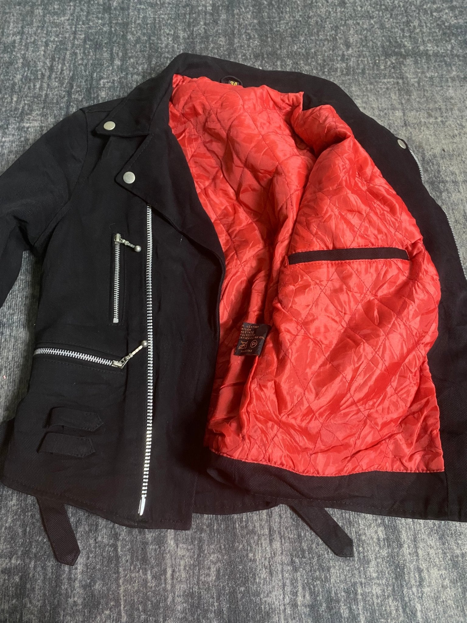 B2V - BADDIE BiKER JACKET༒ vintage streetwear thrift y2k clothing by B2V_BAD2WEAR