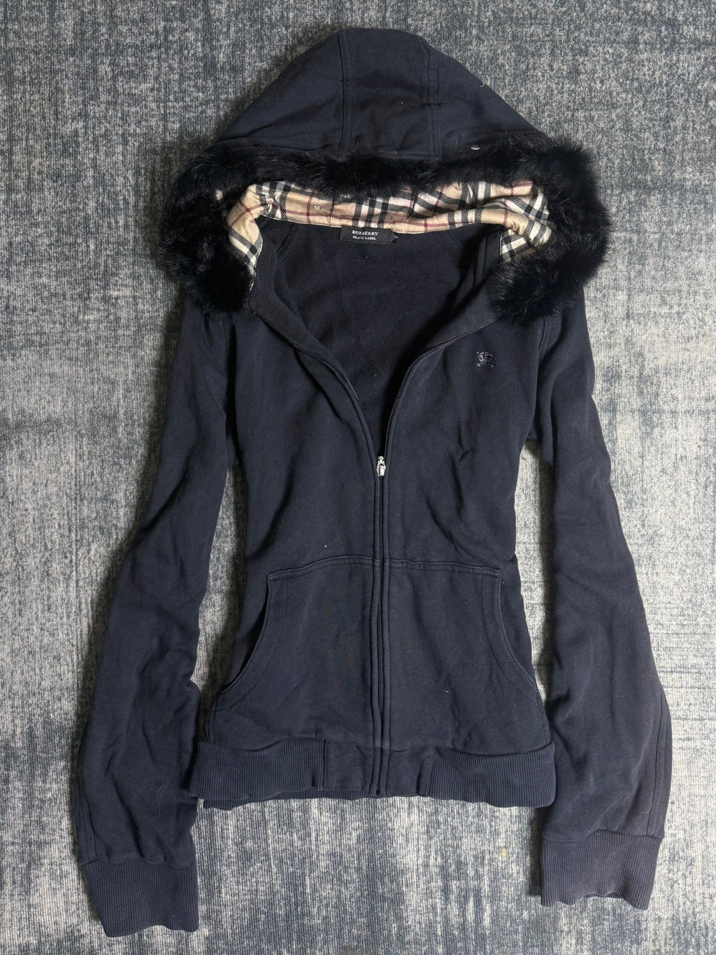B2V - BERBERS HOODIE W FUR༒ vintage streetwear thrift y2k clothing by B2V_BAD2WEAR