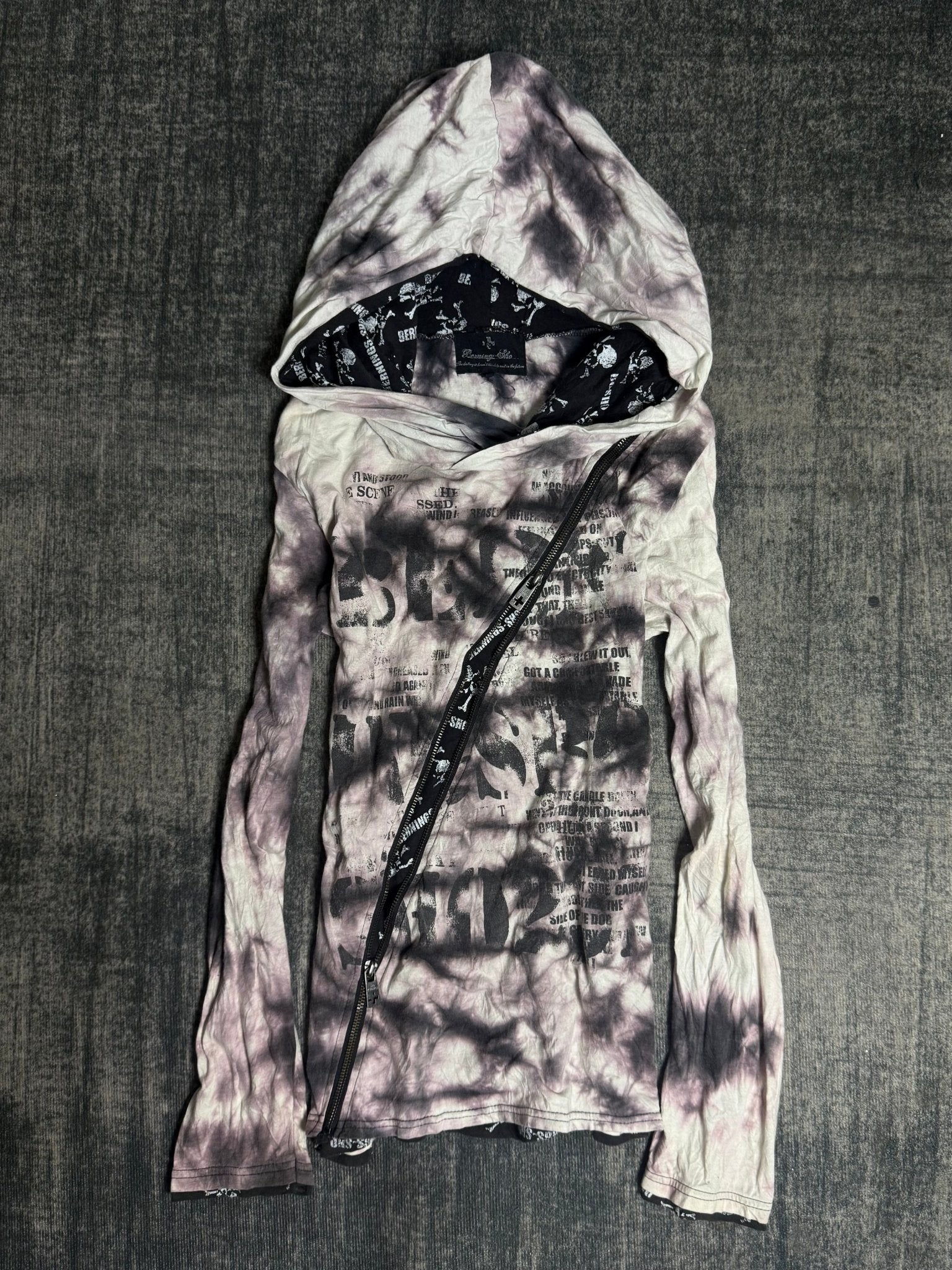 B2V - BG SHO SKULL HOODIE ༒ vintage streetwear thrift y2k clothing by B2V_BAD2WEAR