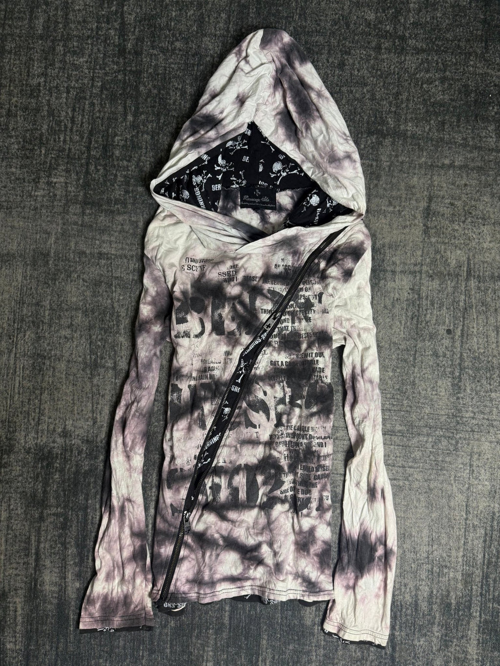 B2V - BG SHO SKULL HOODIE ༒ vintage streetwear thrift y2k clothing by B2V_BAD2WEAR