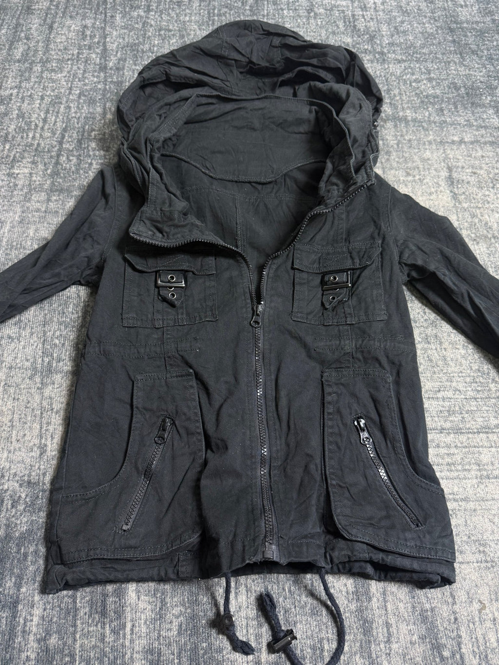 B2V - BLACK ZIP UP JACKETS༒ vintage streetwear thrift y2k clothing by B2V_BAD2WEAR