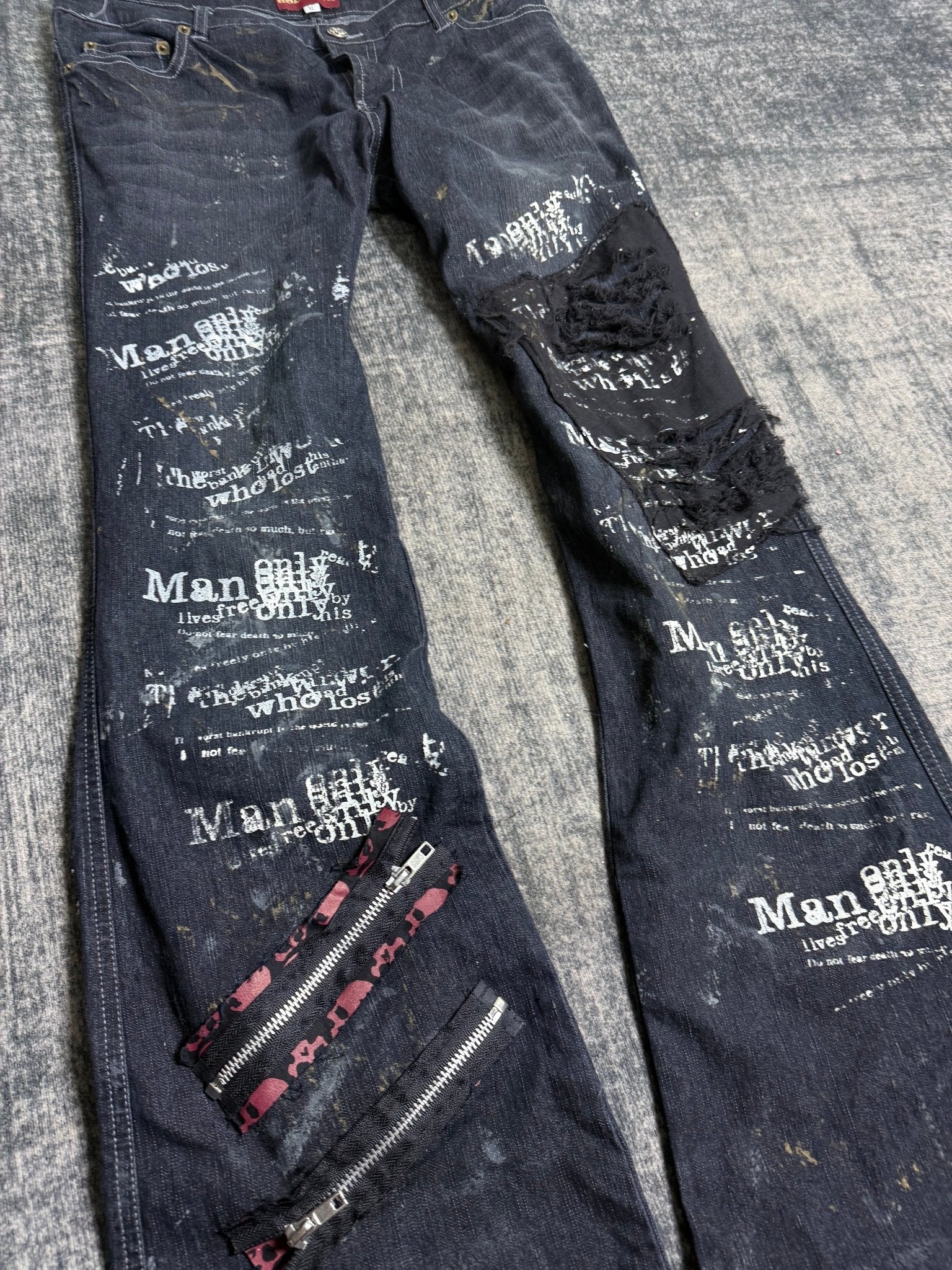 B2V - BODY LINE PANT༒ vintage streetwear thrift y2k clothing by B2V_BAD2WEAR